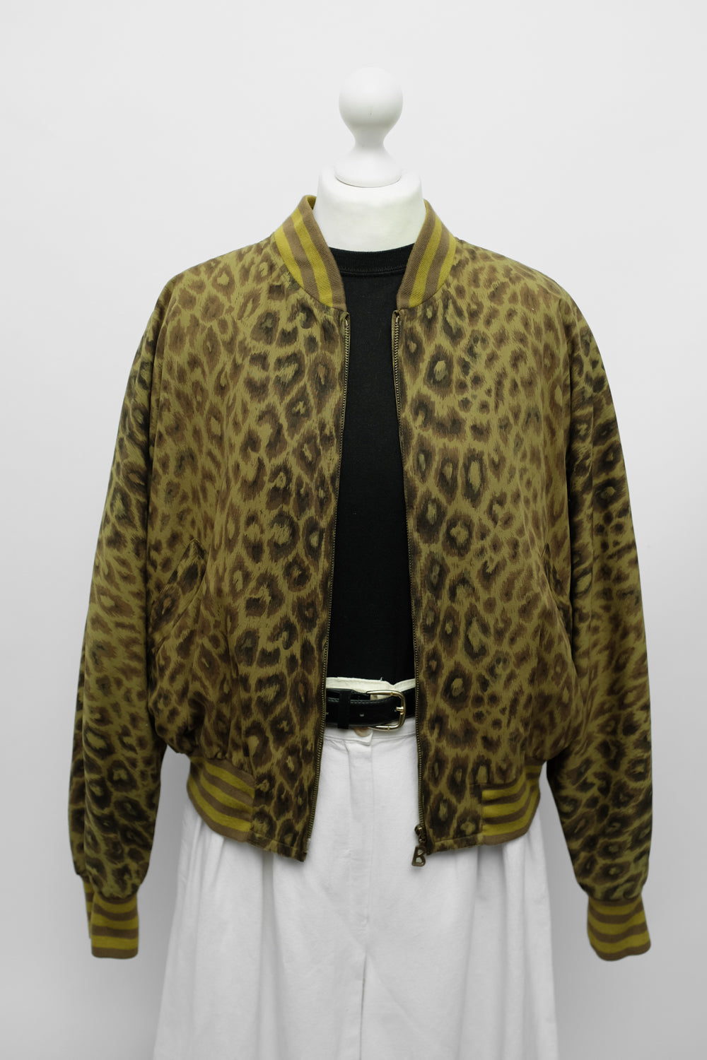 VINTAGE LEO ANIMAL BOGNER BOMBER JACKET