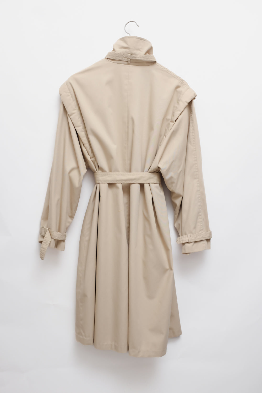 VINTAGE EXTRA BIG SHOULDERS TRENCH