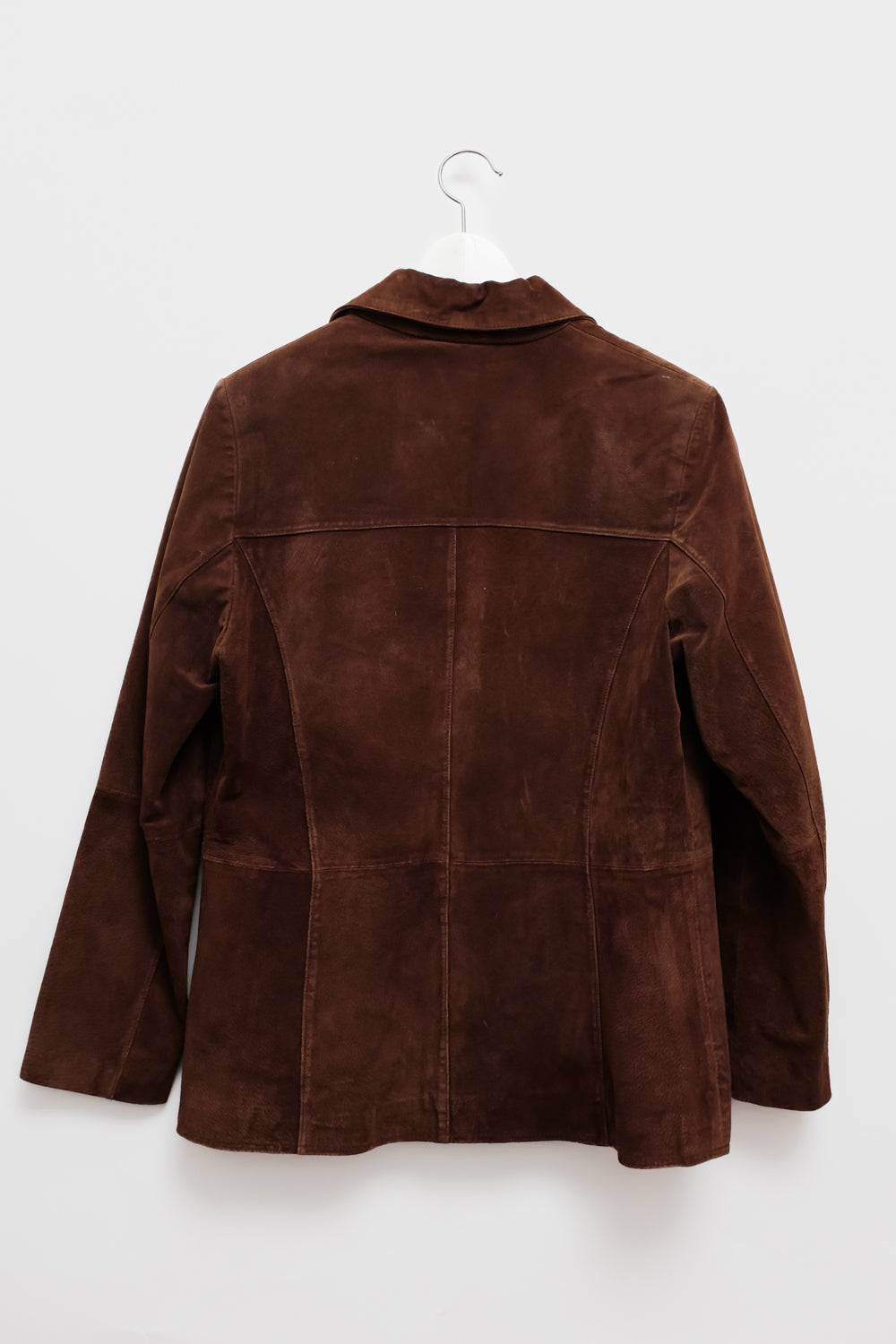 BROWN VINTAGE SUEDE LEATHER JACKET