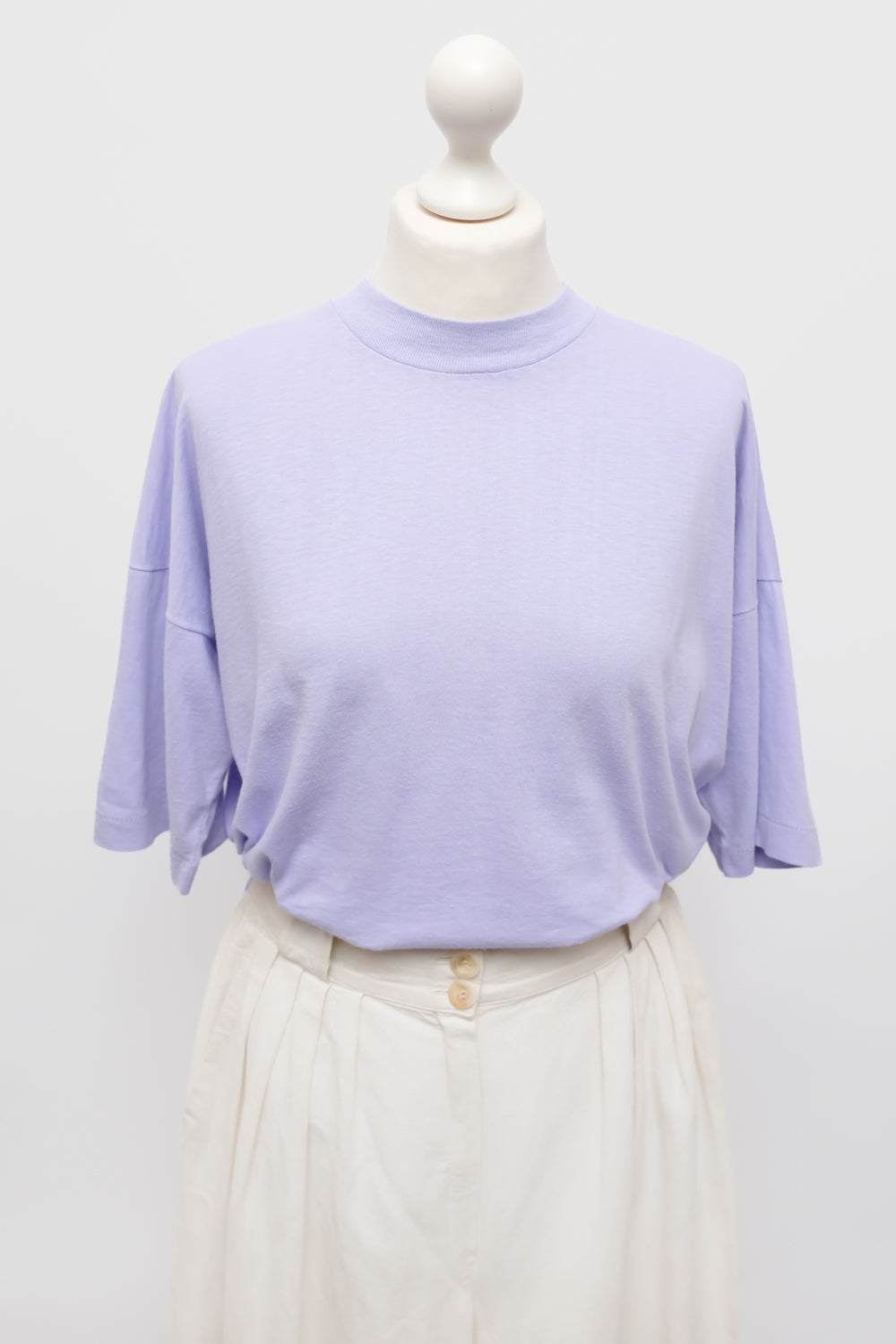VINTAGE LILAC COTTON TEE