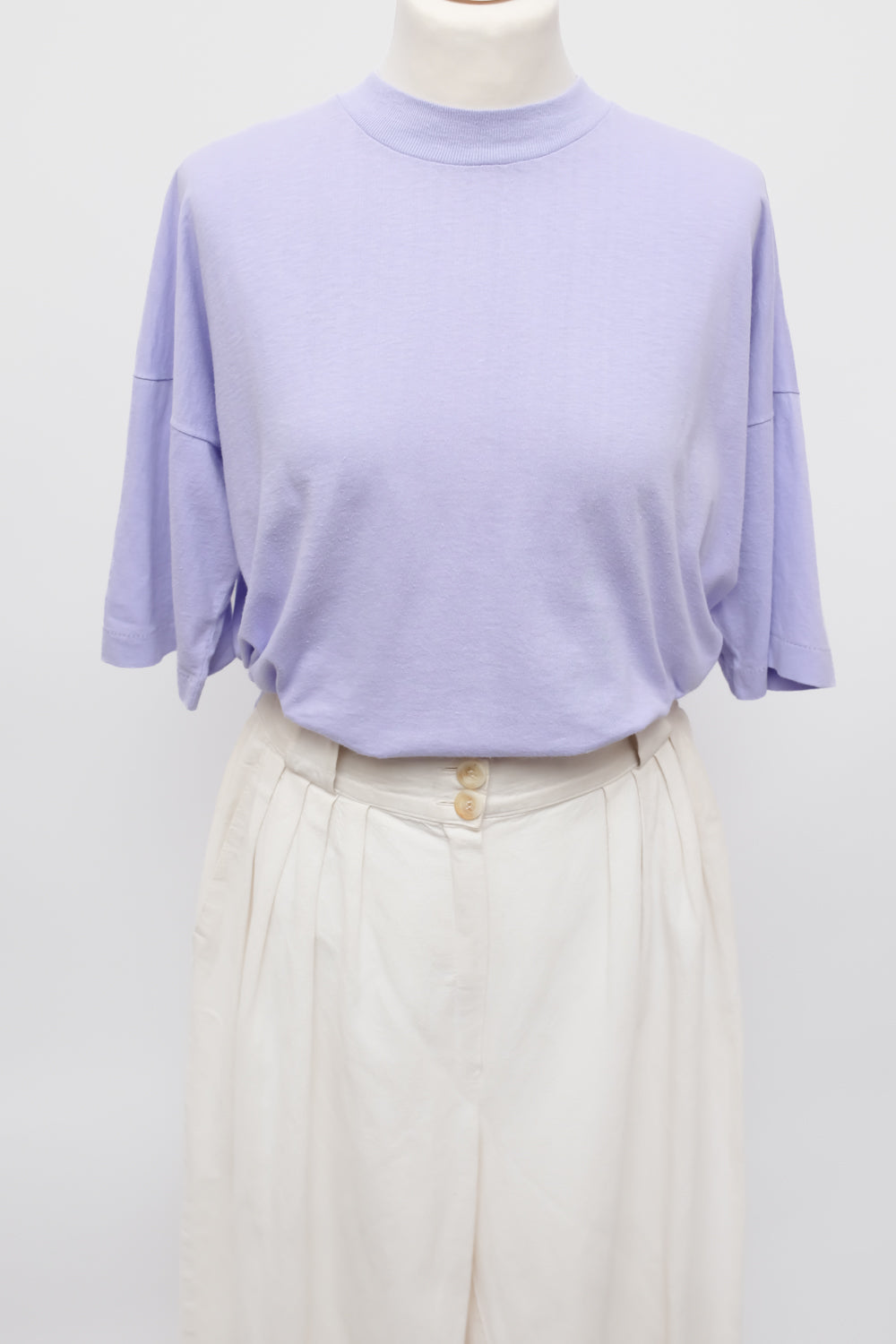 VINTAGE LILAC COTTON TEE