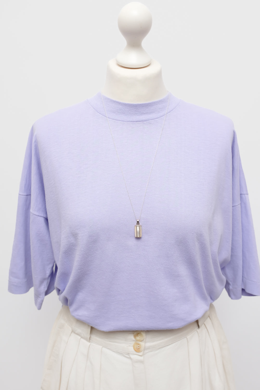 VINTAGE LILAC COTTON TEE