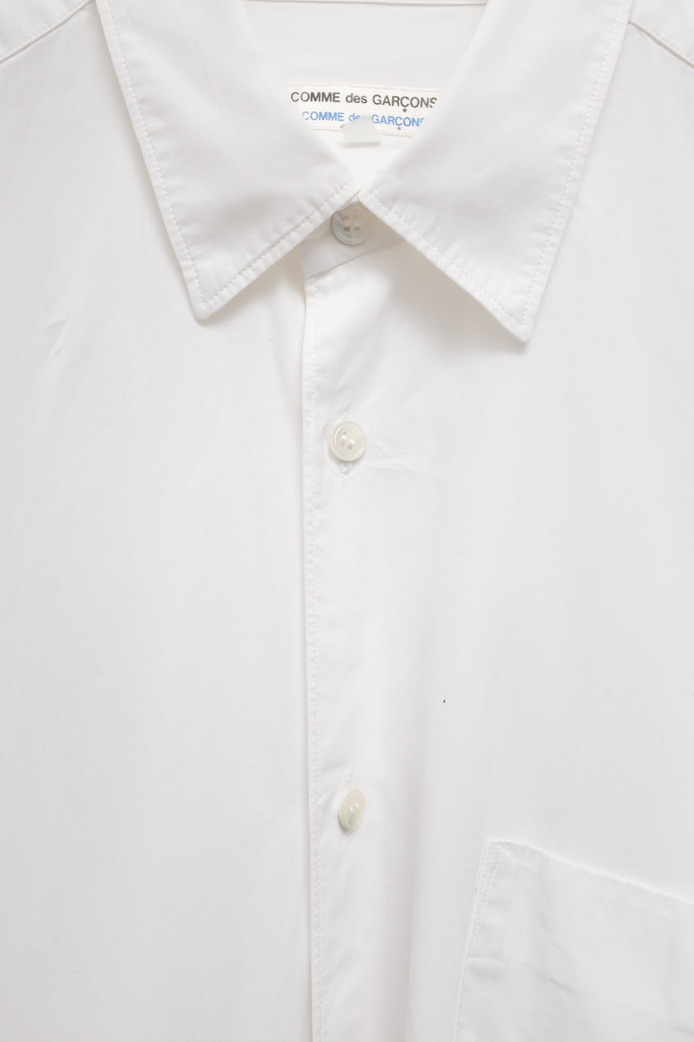 COMME DES GARCONS WHITE SHIRT