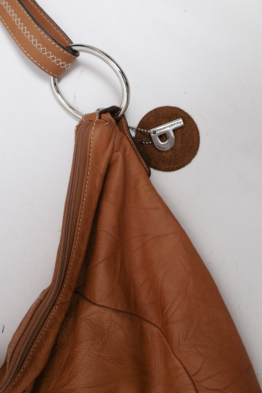 PICARD SWING XXL COGNAC LEATHER BAG