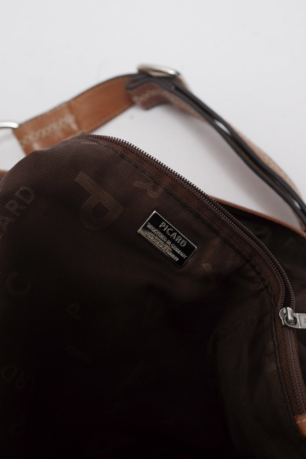 PICARD SWING XXL COGNAC LEATHER BAG