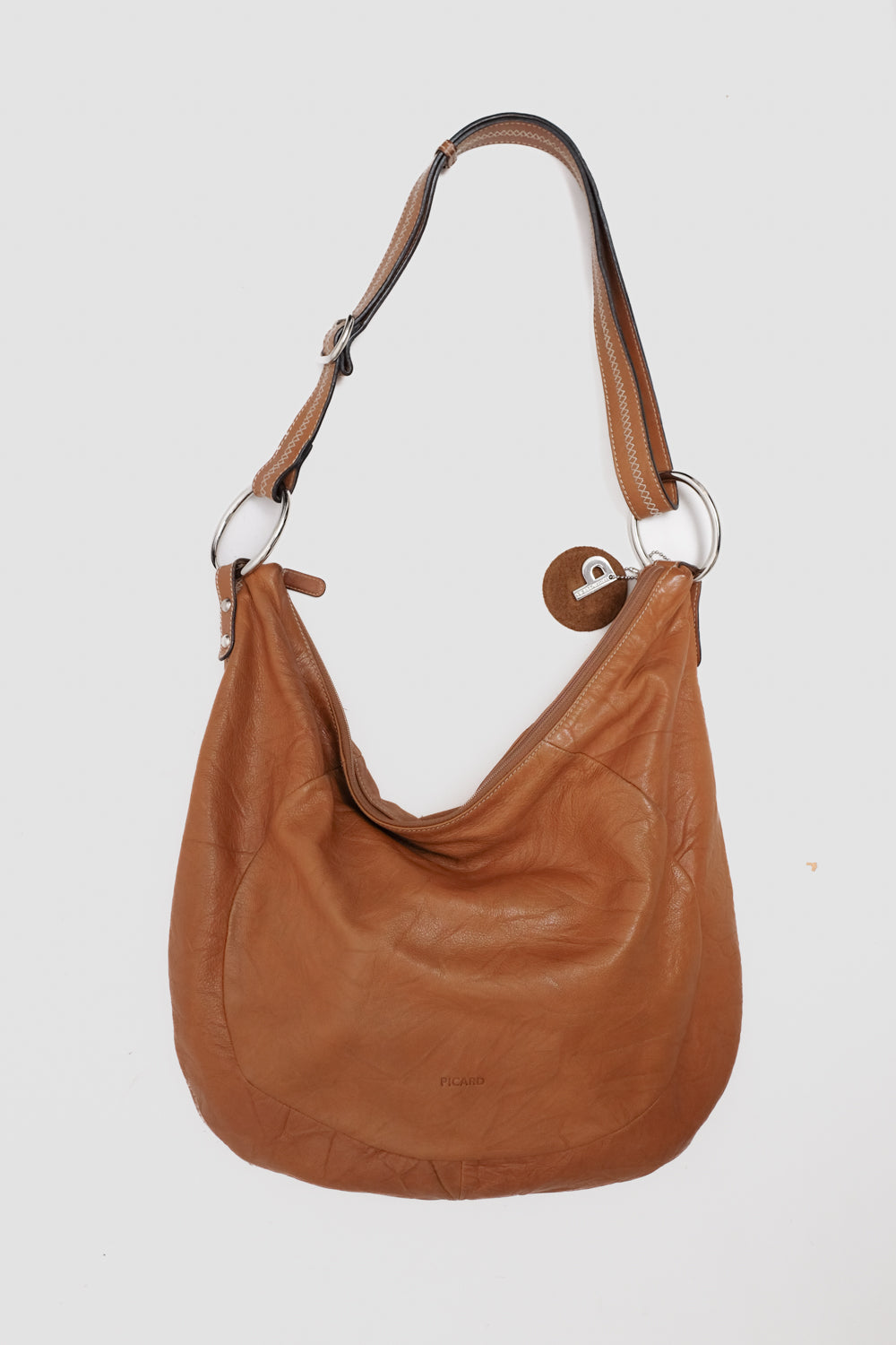 PICARD SWING XXL COGNAC LEATHER BAG