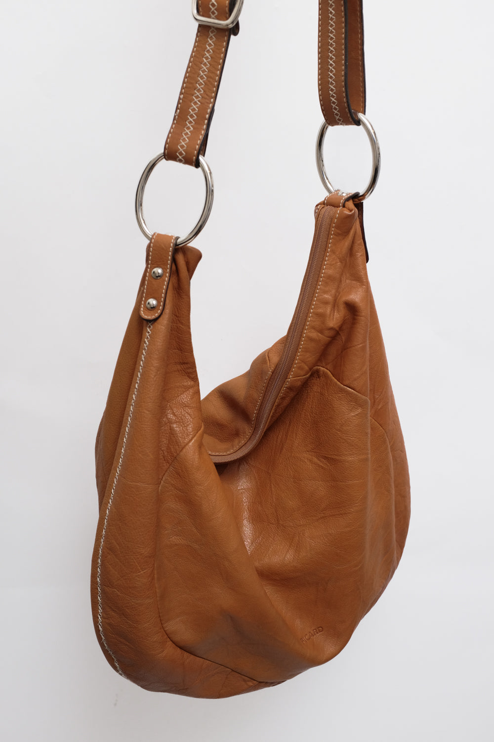 PICARD SWING XXL COGNAC LEATHER BAG