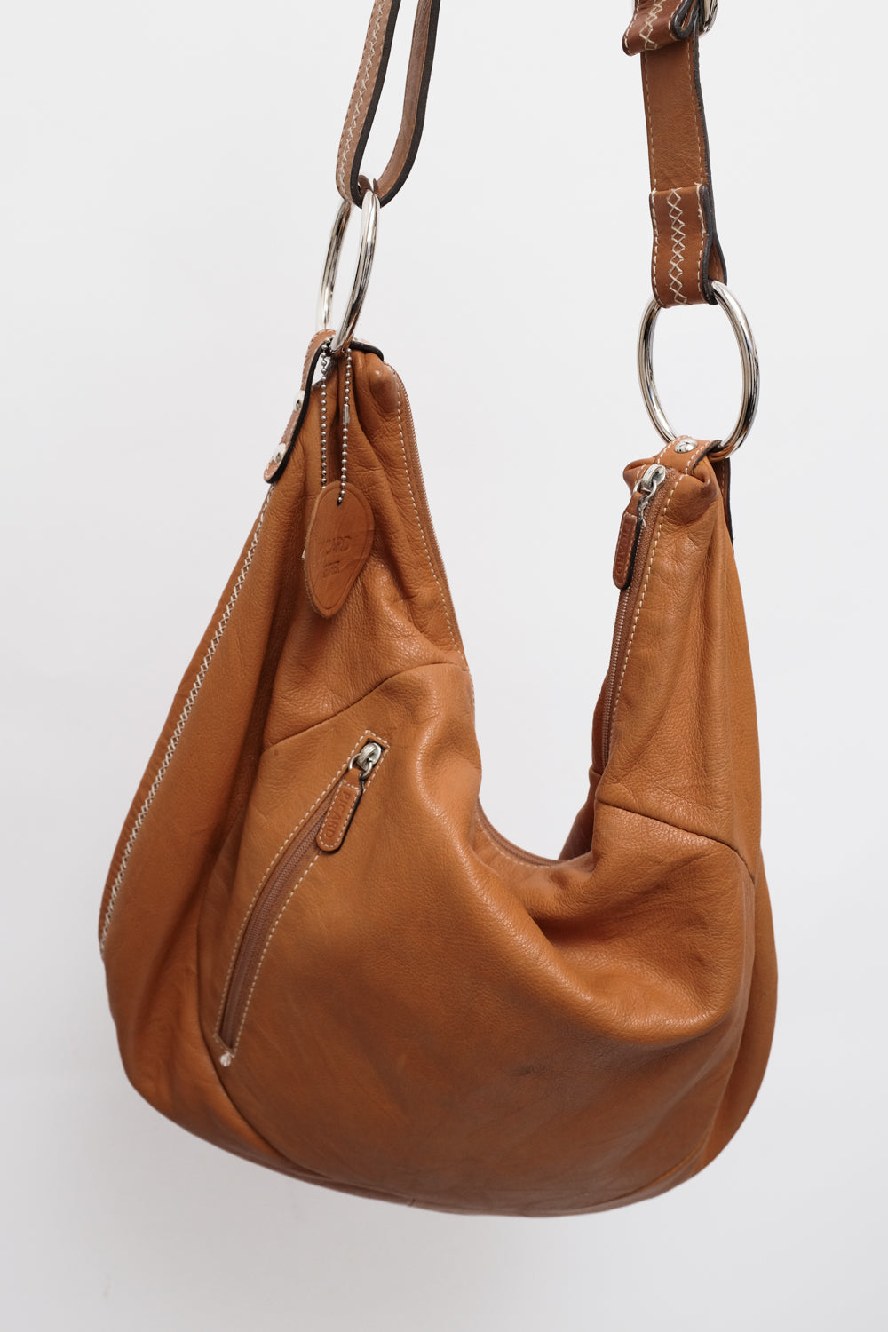 PICARD SWING XXL COGNAC LEATHER BAG