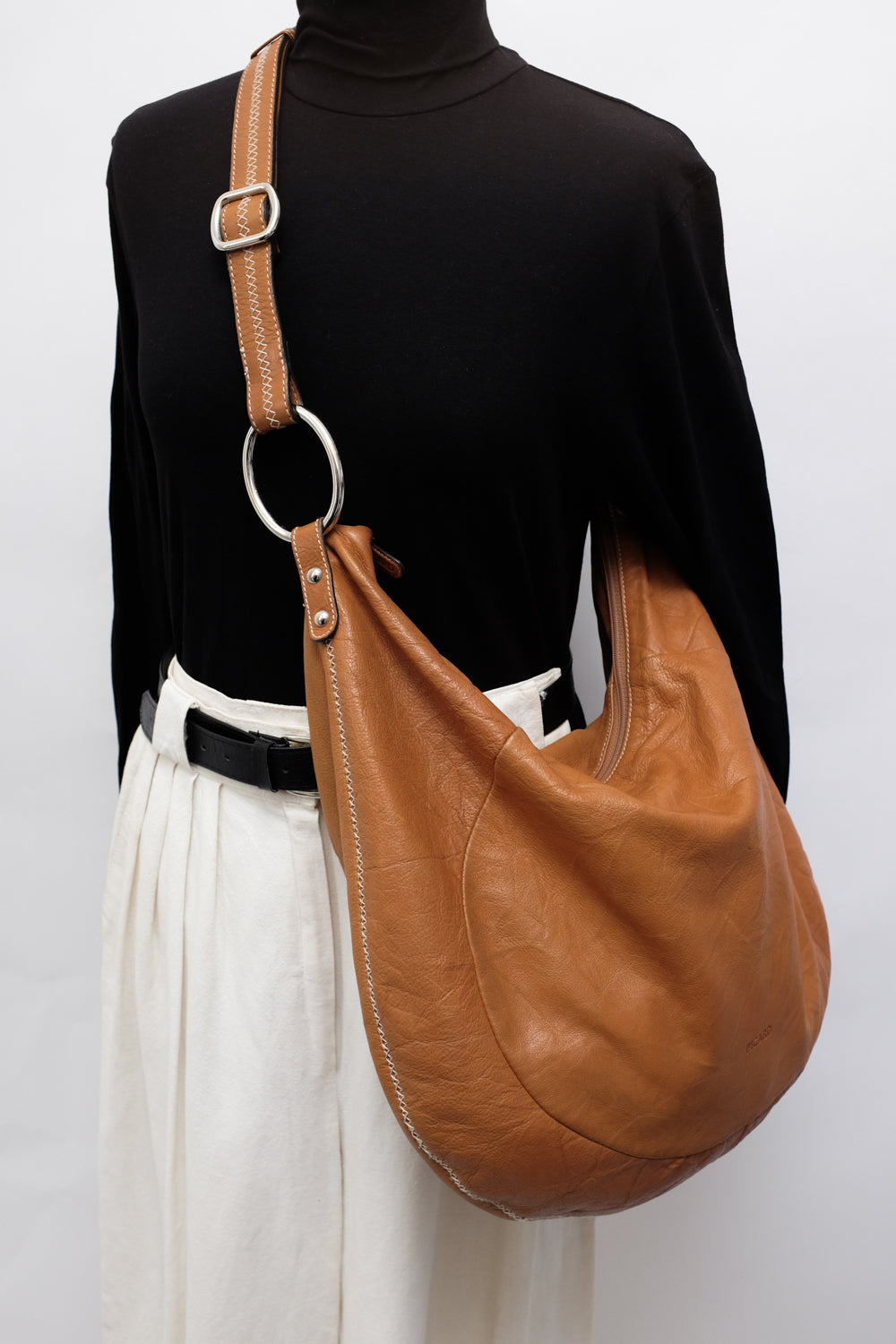 PICARD SWING XXL COGNAC LEATHER BAG