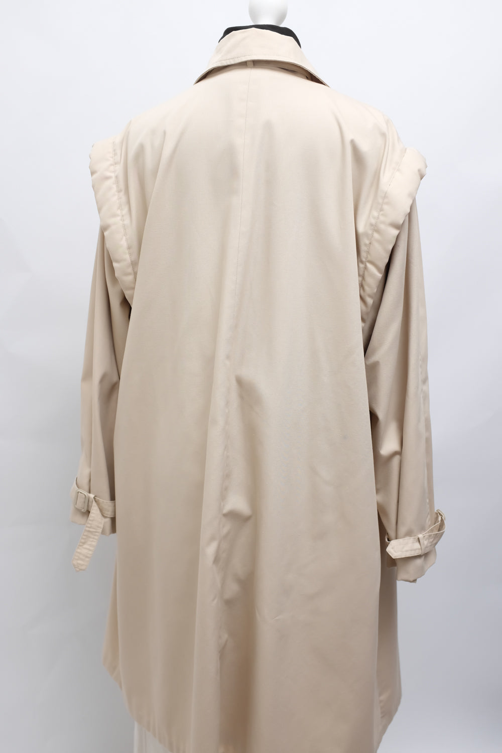 VINTAGE EXTRA BIG SHOULDERS TRENCH