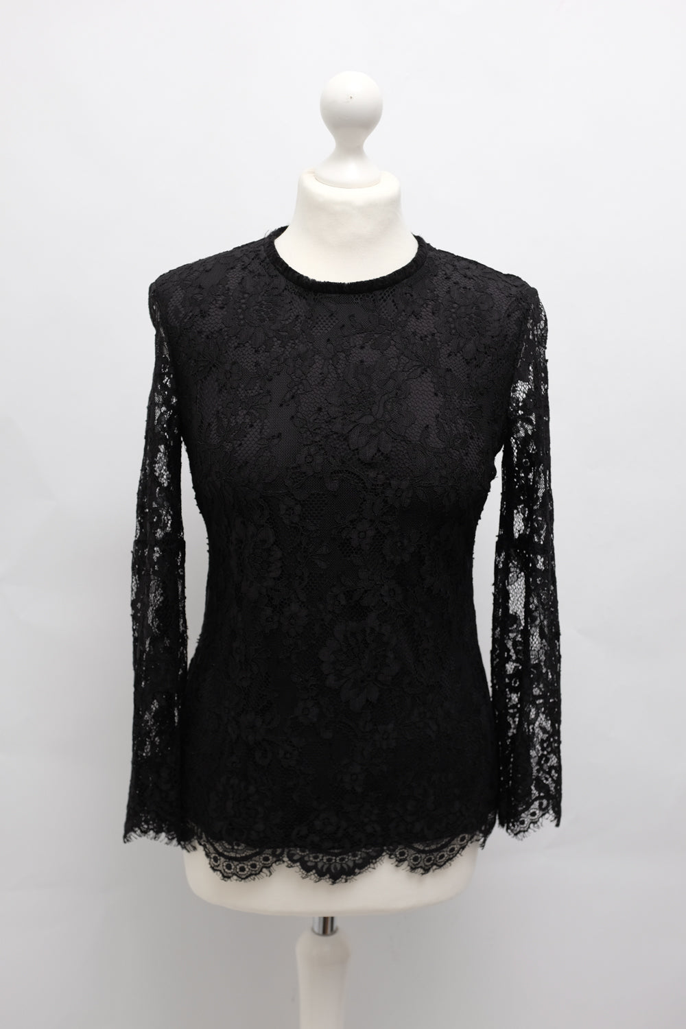 ESCADA LUCID BLACK LACE SHIRT