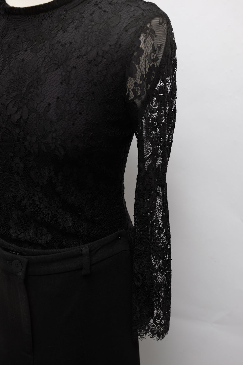 ESCADA LUCID BLACK LACE SHIRT