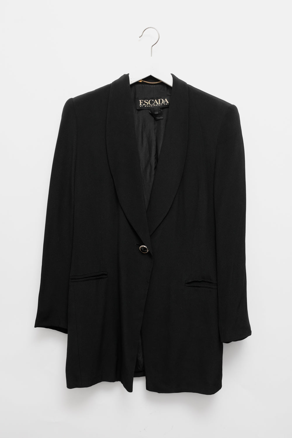 ESCADA PURE SILK BLACK BLAZER