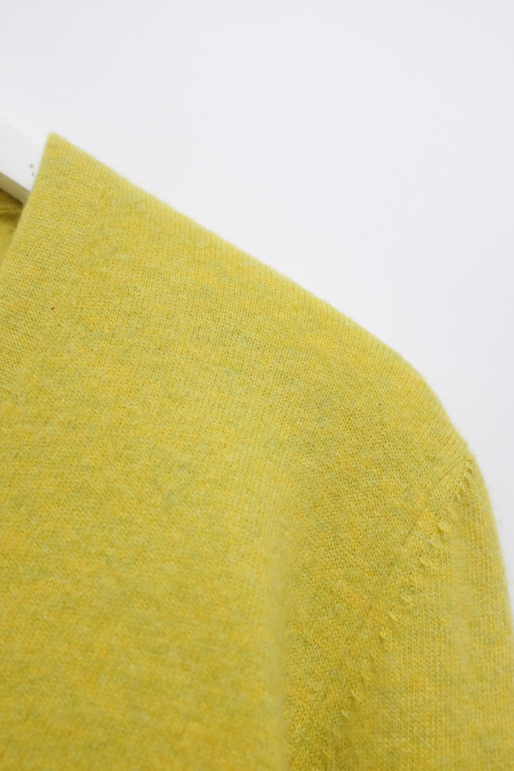 PURE CASHMERE LIME CARDIGAN SWEATER