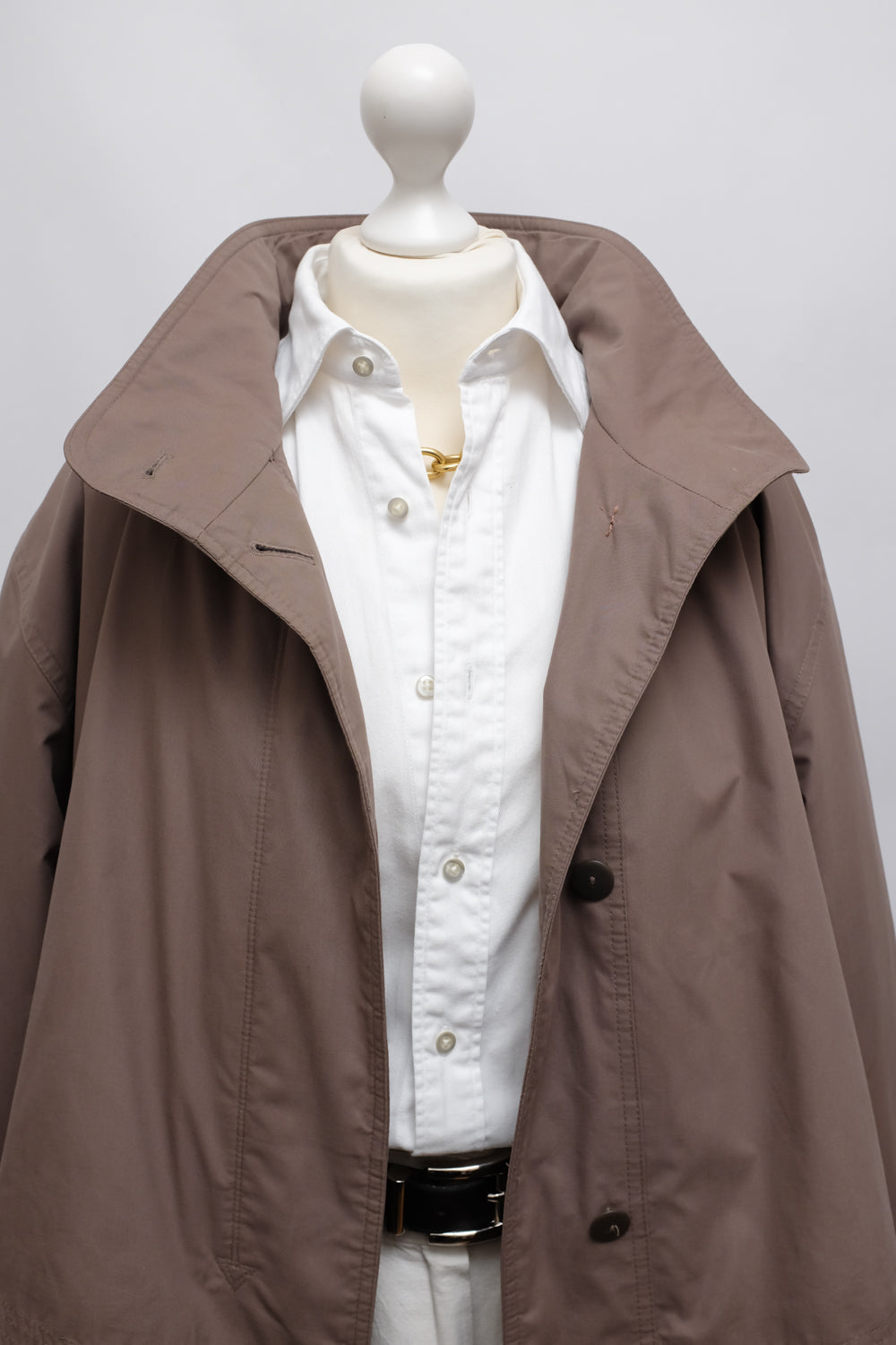 ALL SEASON BROWN VINTAGE TRENCH