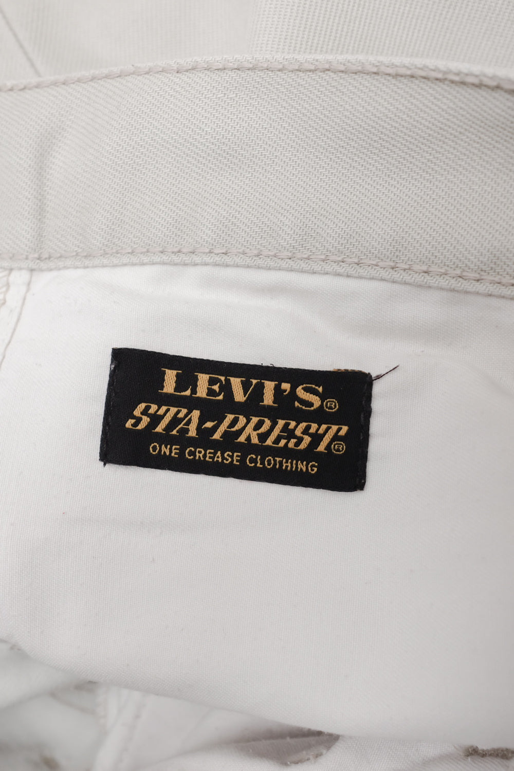 LEVIS PLEATED FLARED BEIGE VINTAGE JEANS