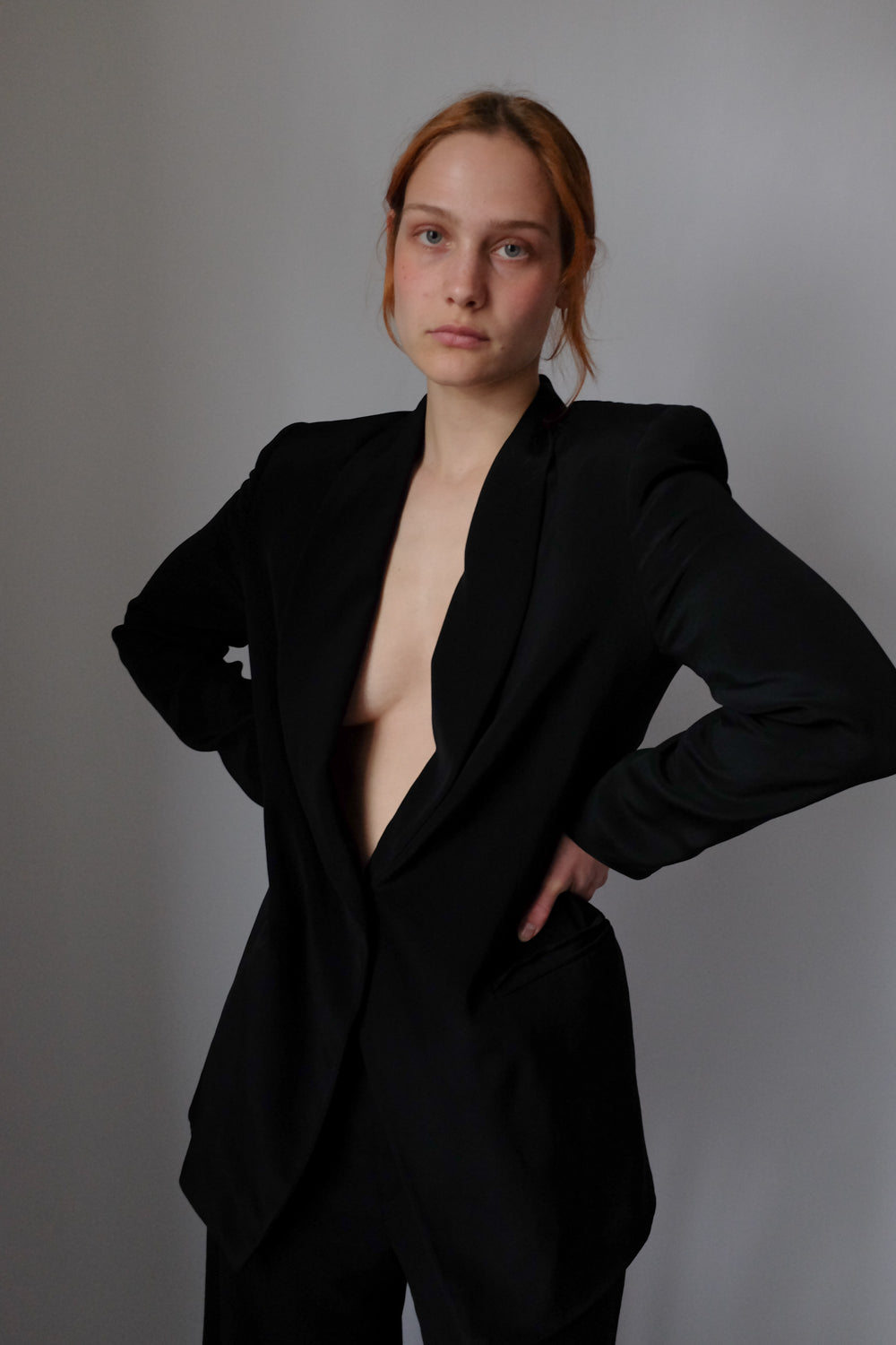 ESCADA PURE SILK BLACK BLAZER