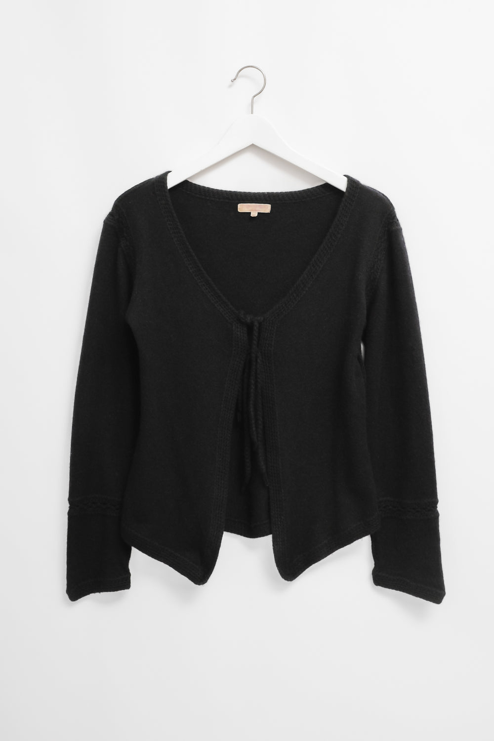 PURE CASHMERE KNOTTED STEPHAN BOYA CARDIGAN