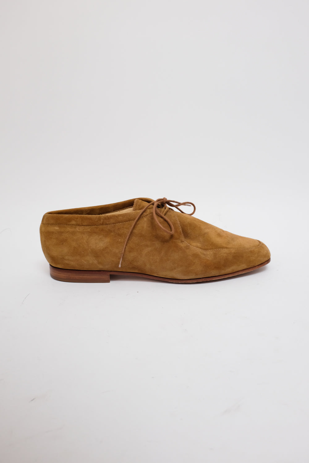 ITALY CAMEL SUEDE LACE UP BROGUES 39