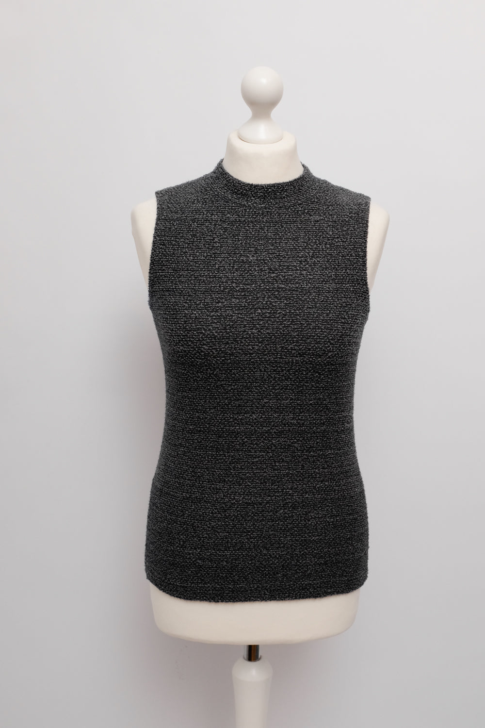 SLIM DARK GREY VINTAGE TOP