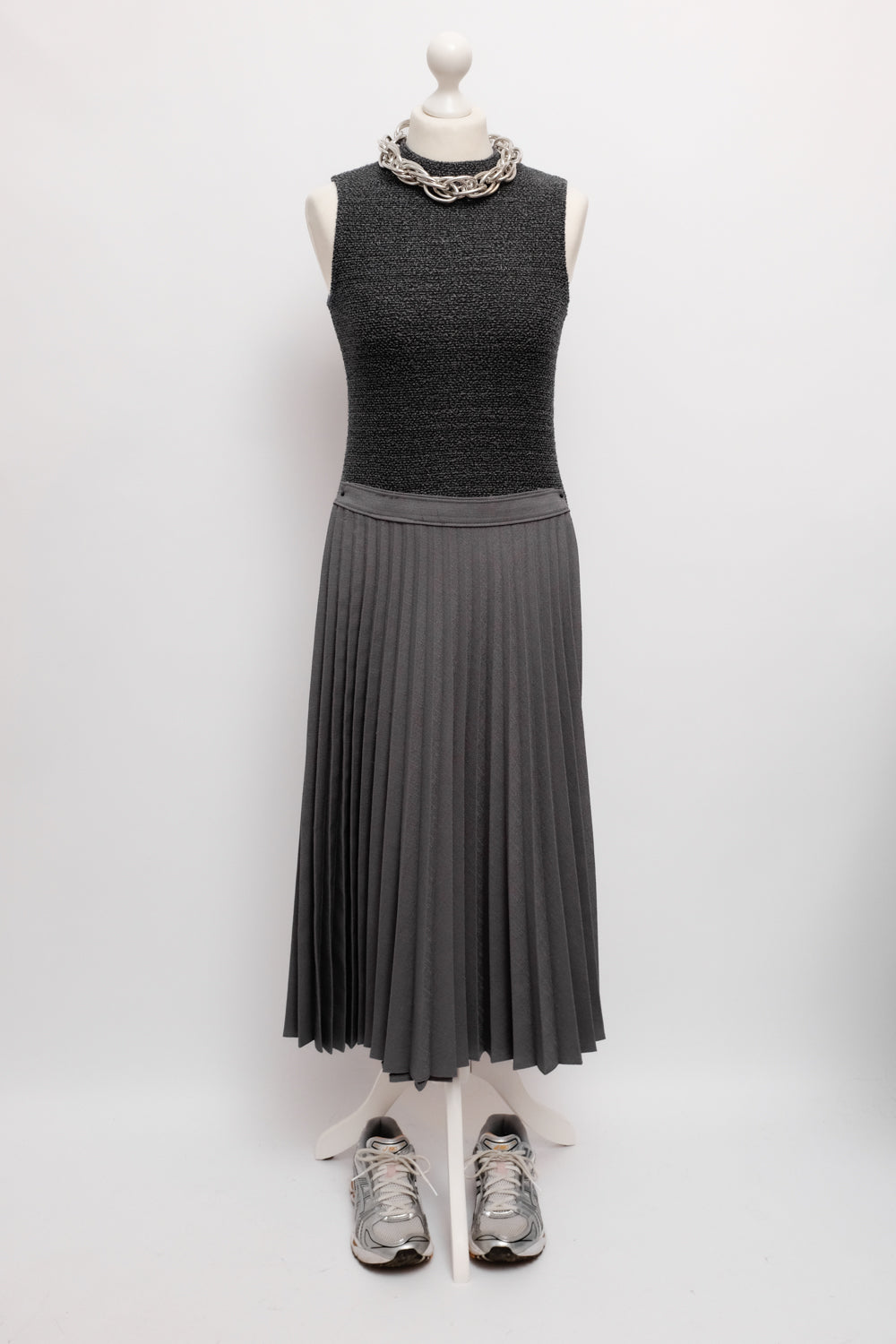 SLIM DARK GREY VINTAGE TOP