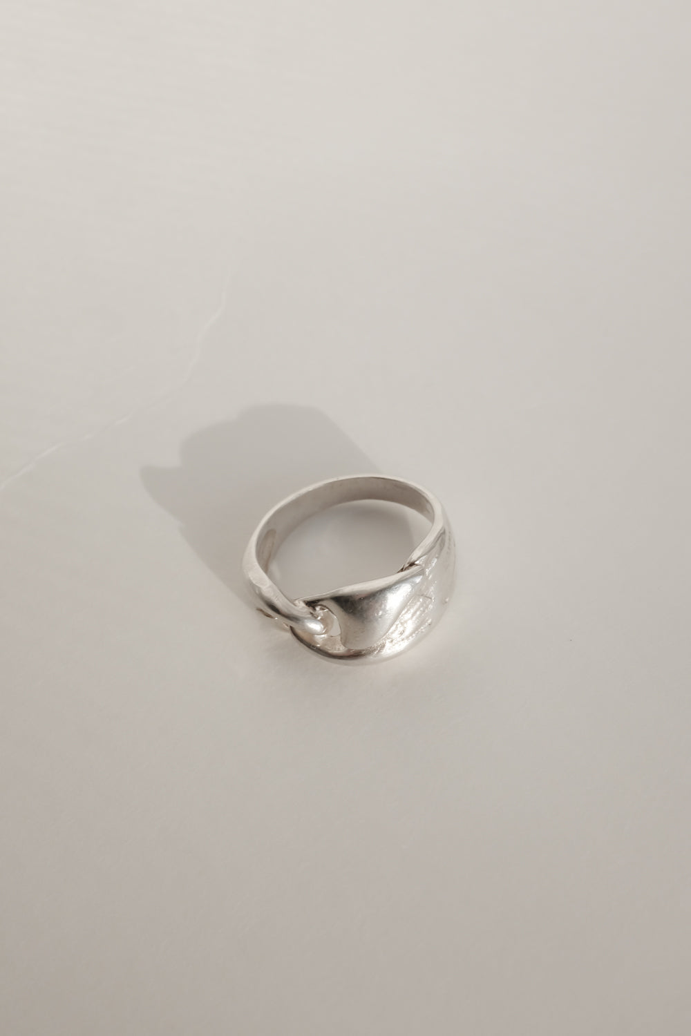 KNOTTED VINTAGE RING SILVER 925