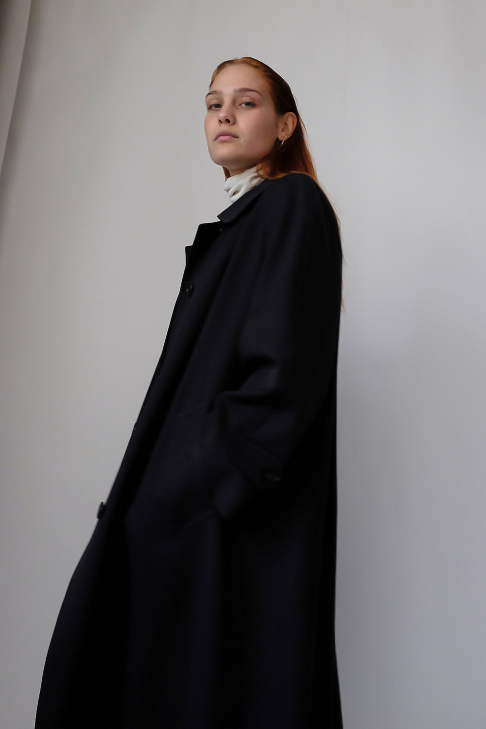 WOOL WARM VINTAGE CAR COAT