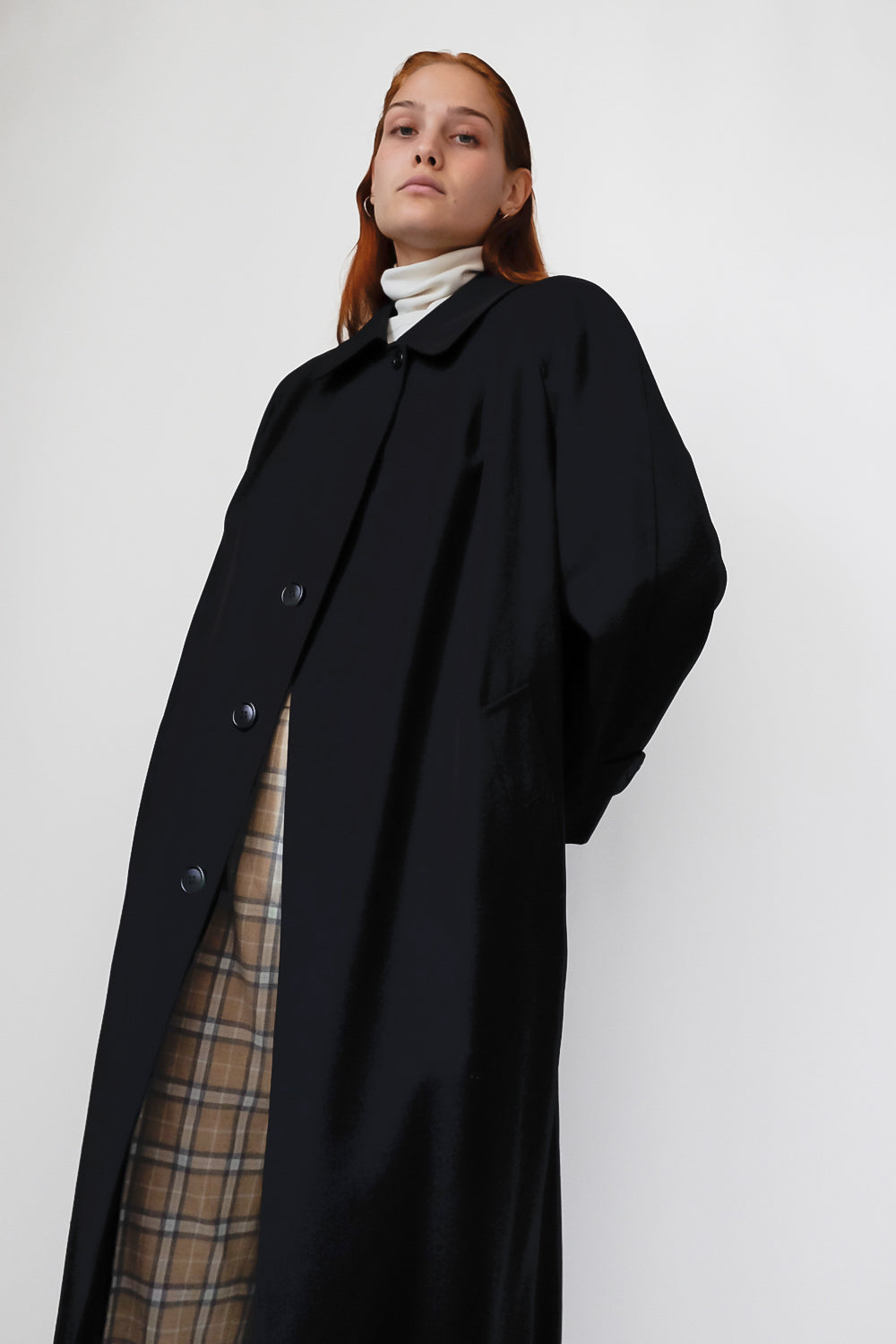 WOOL WARM VINTAGE CAR COAT