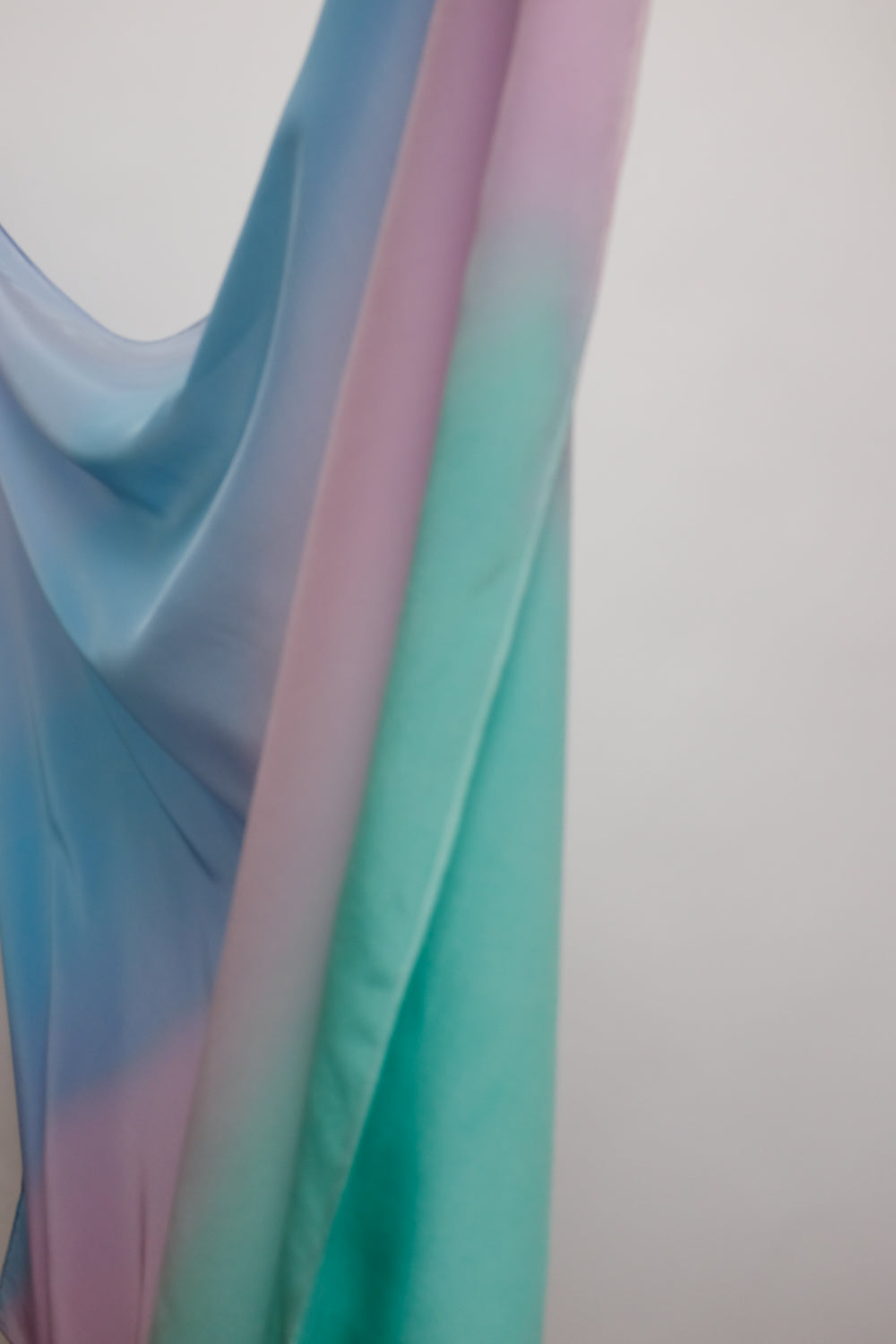 PURE SILK VINTAGE RAINBOW XL SCARF