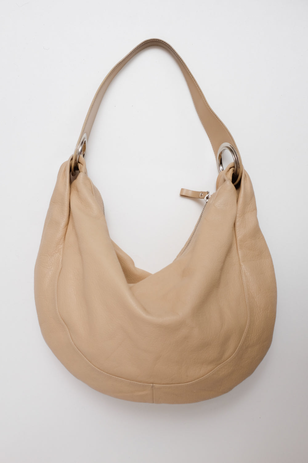 SWING XXL BEIGE ITALY LEATHER BAG