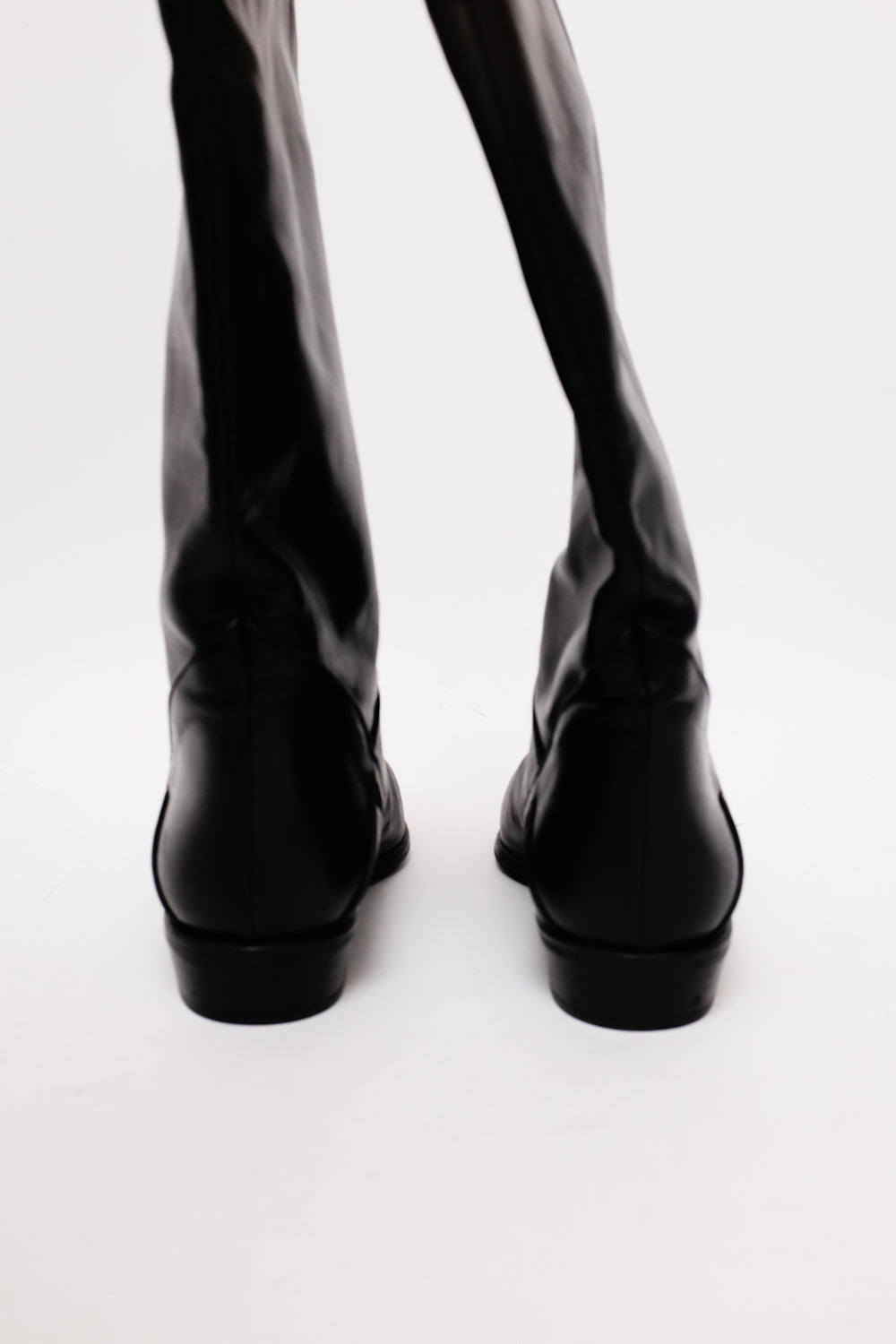 BLACK ITALY LEATHER BOOTS 39