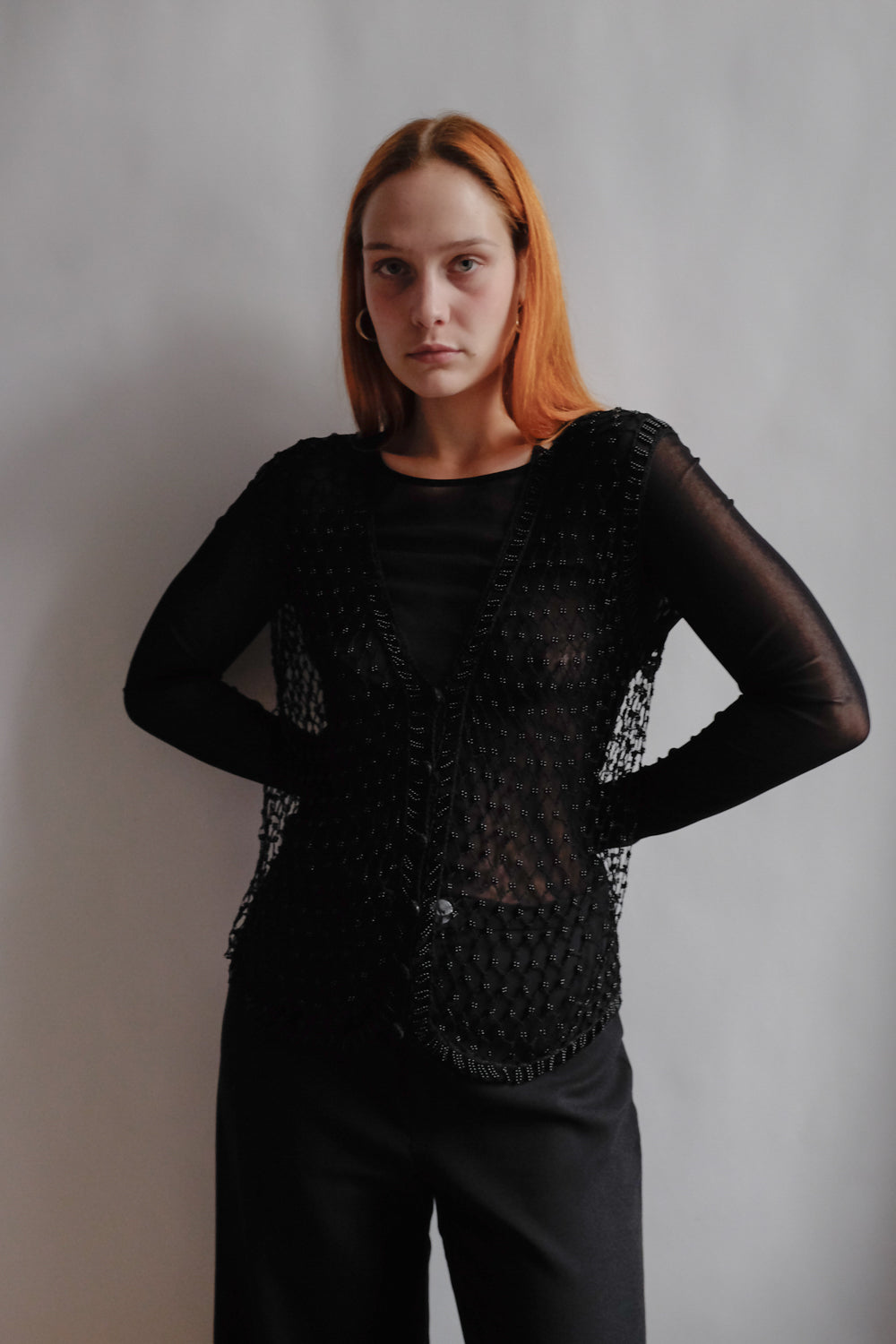 LUCID TENDER PURE VISCOSE BLACK KNIT