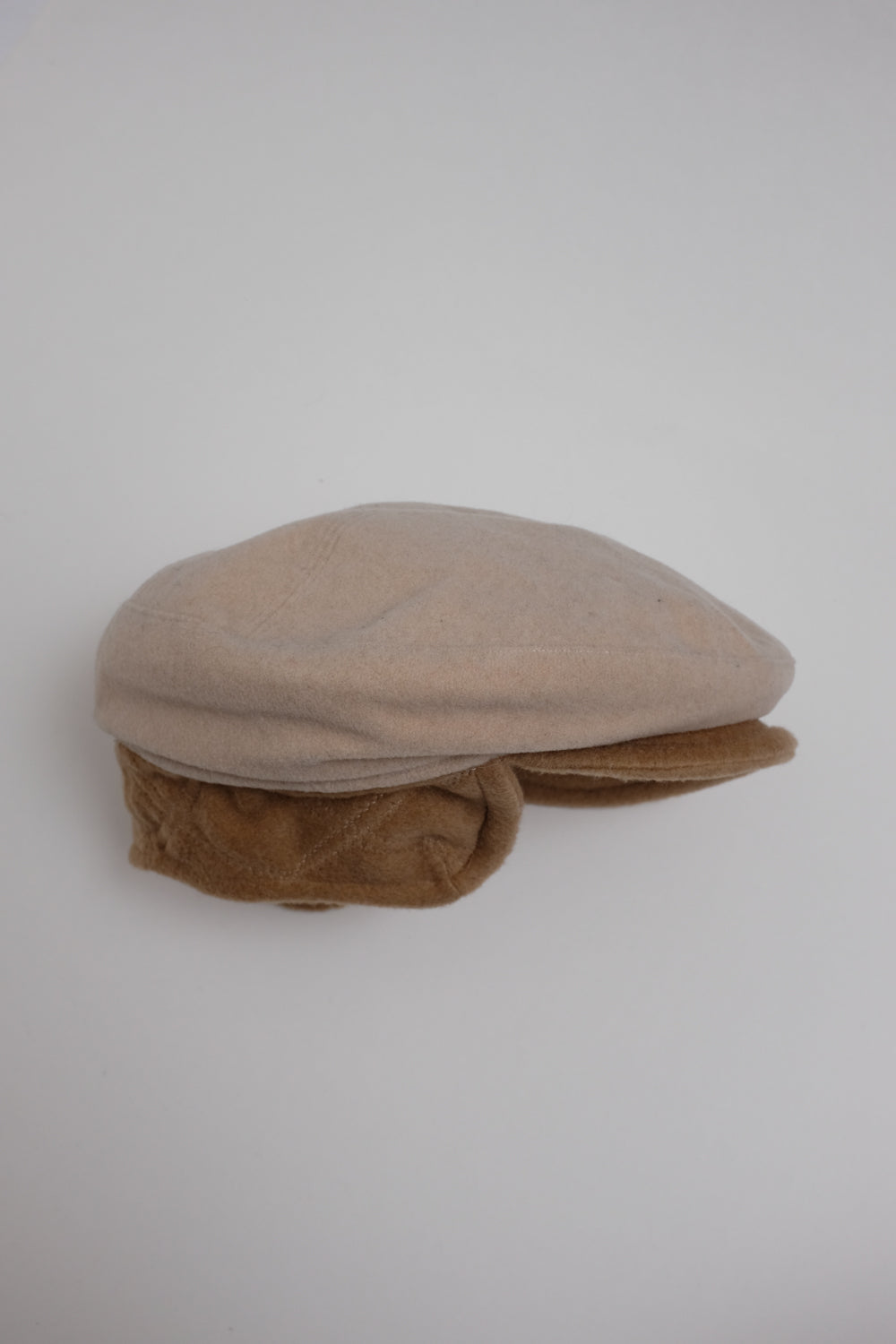 VINTAGE WOOL BEIGE HAT