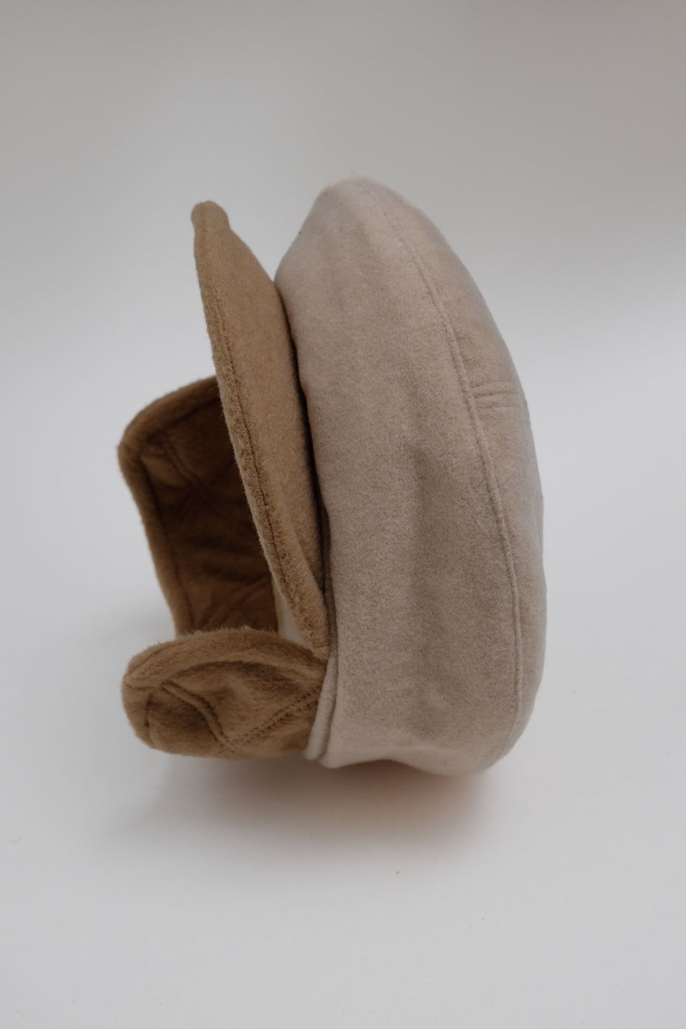 VINTAGE WOOL BEIGE HAT