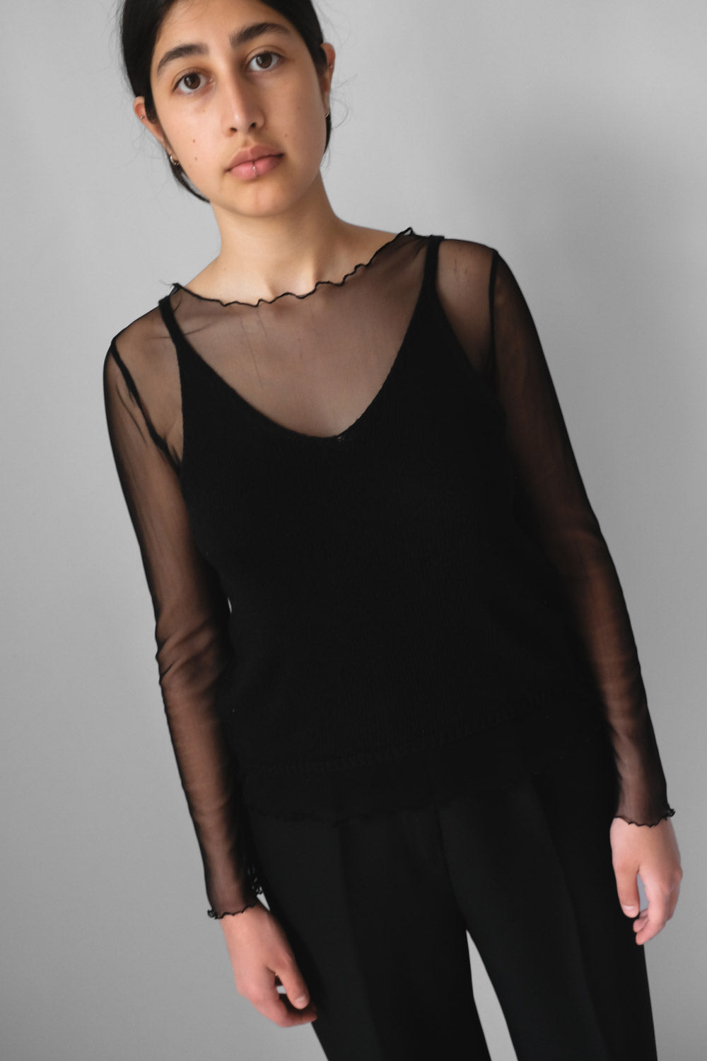 LUCID TENDER BLACK LONG SHIRT