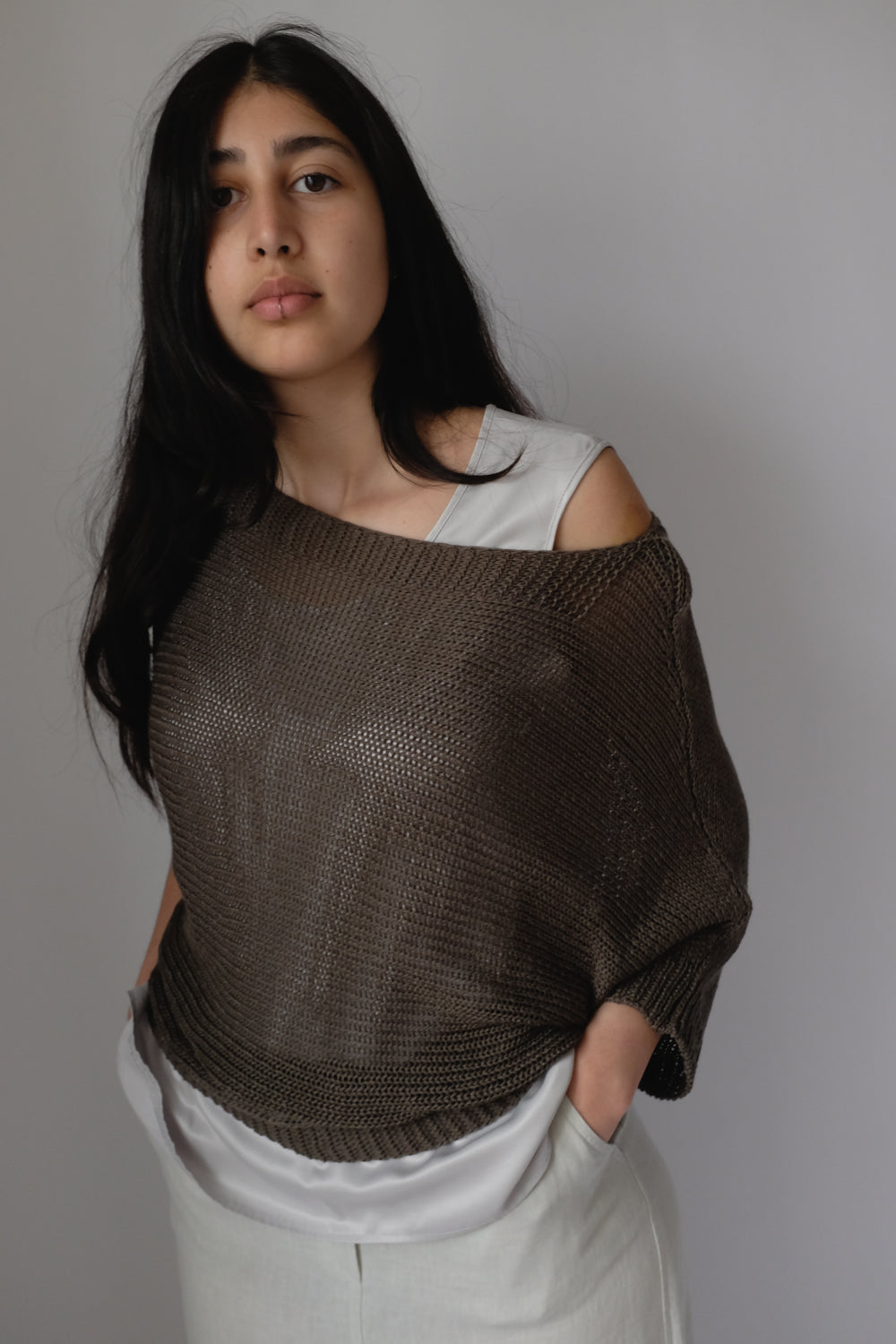 LAYER KNIT VINTAGE TOP