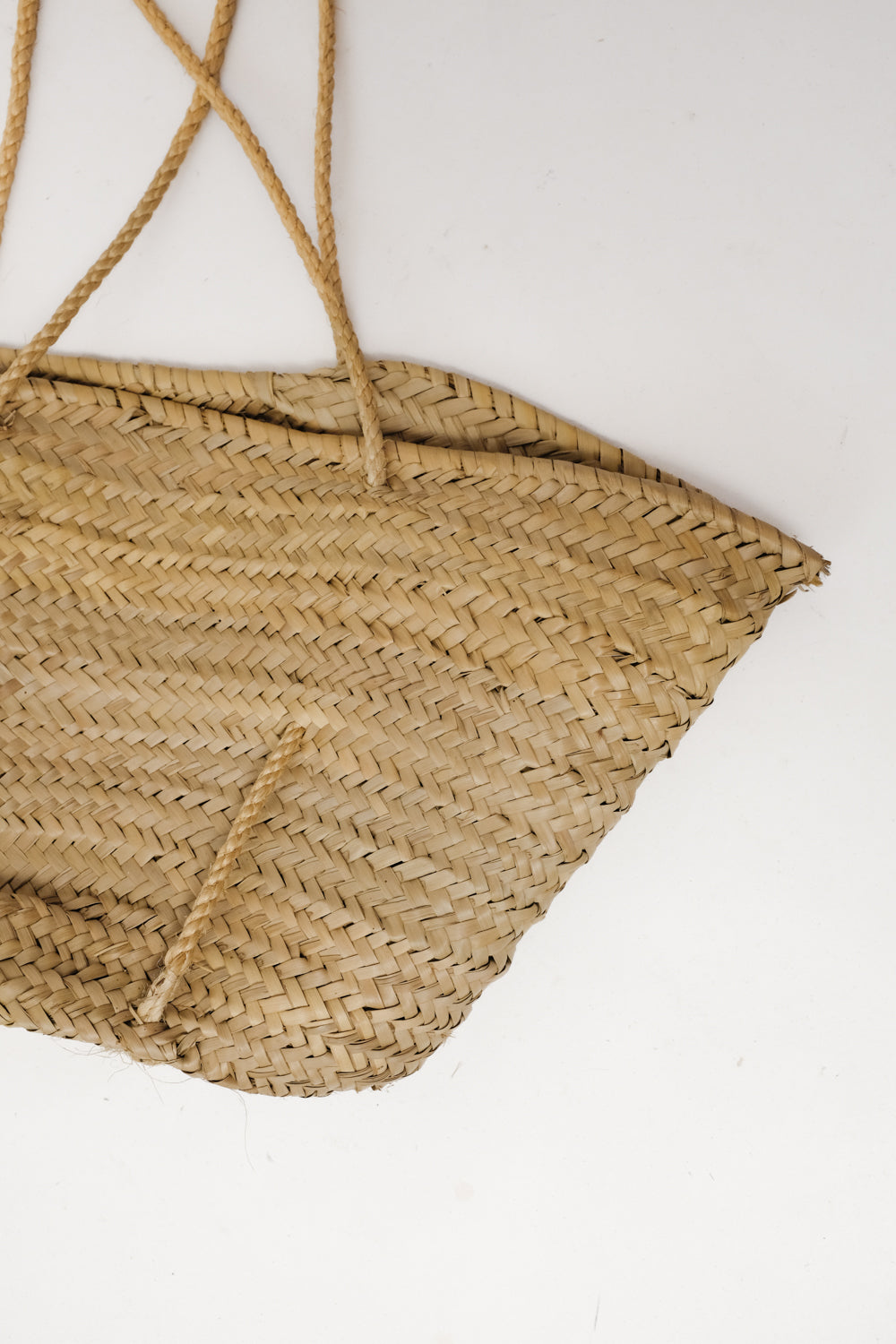 STRAW VINTAGE SHOPPER