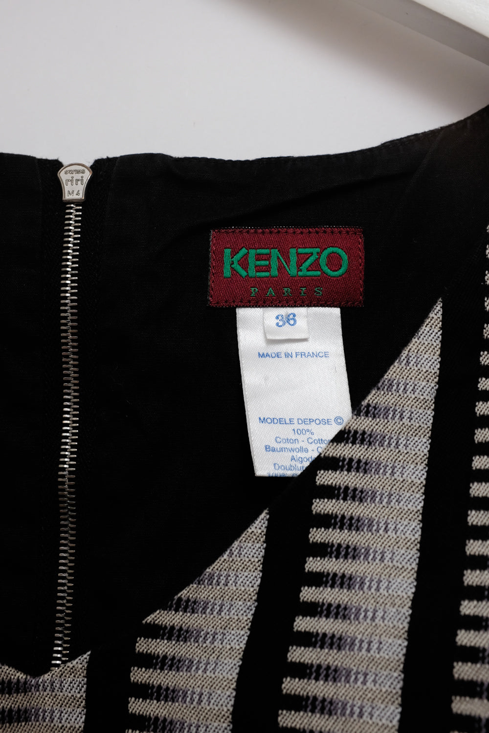 KENZO VINTAGE CROP COTTON TOP