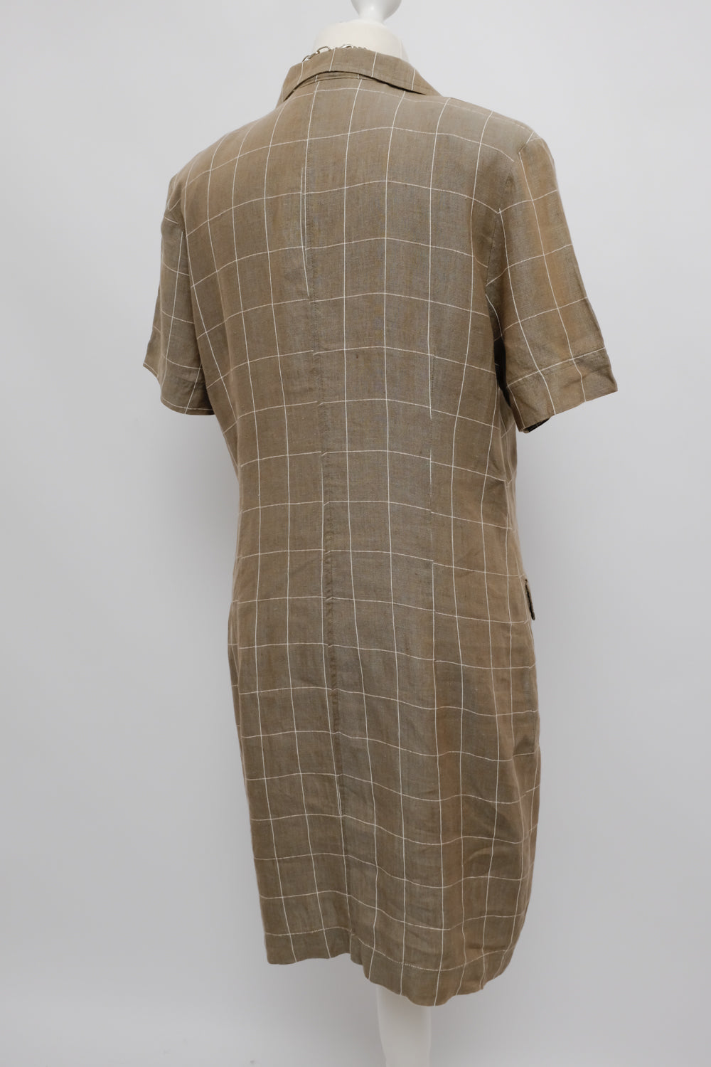 BURBERRY VINTAGE PURE LINEN DRESS
