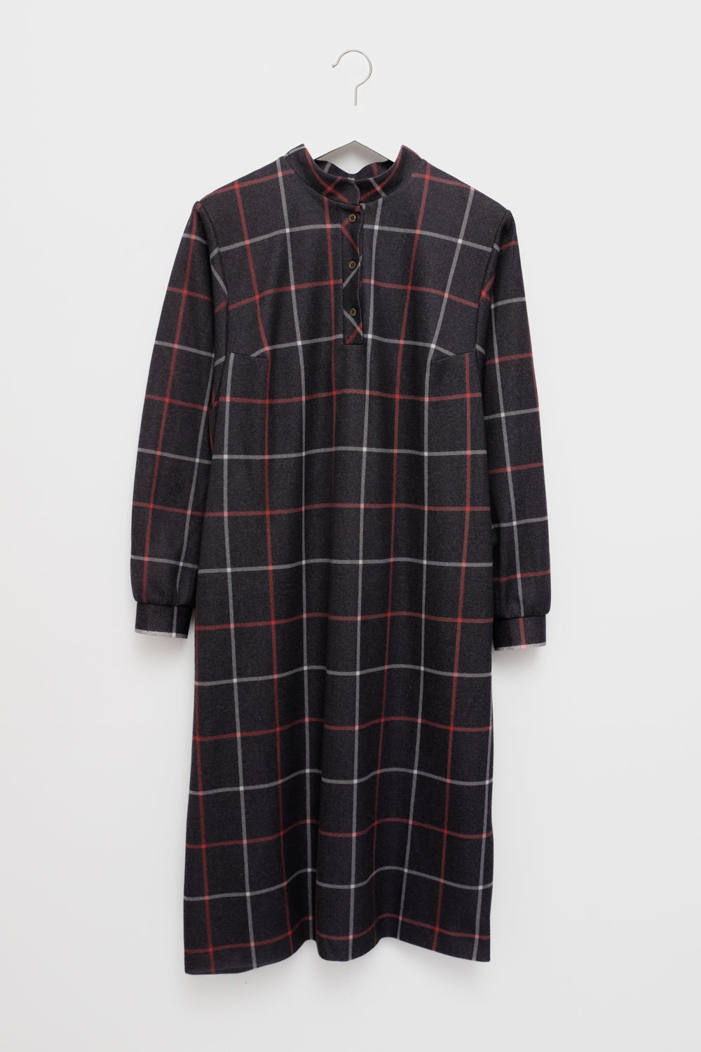TARTAN LONG WARM VINTAGE DRESS