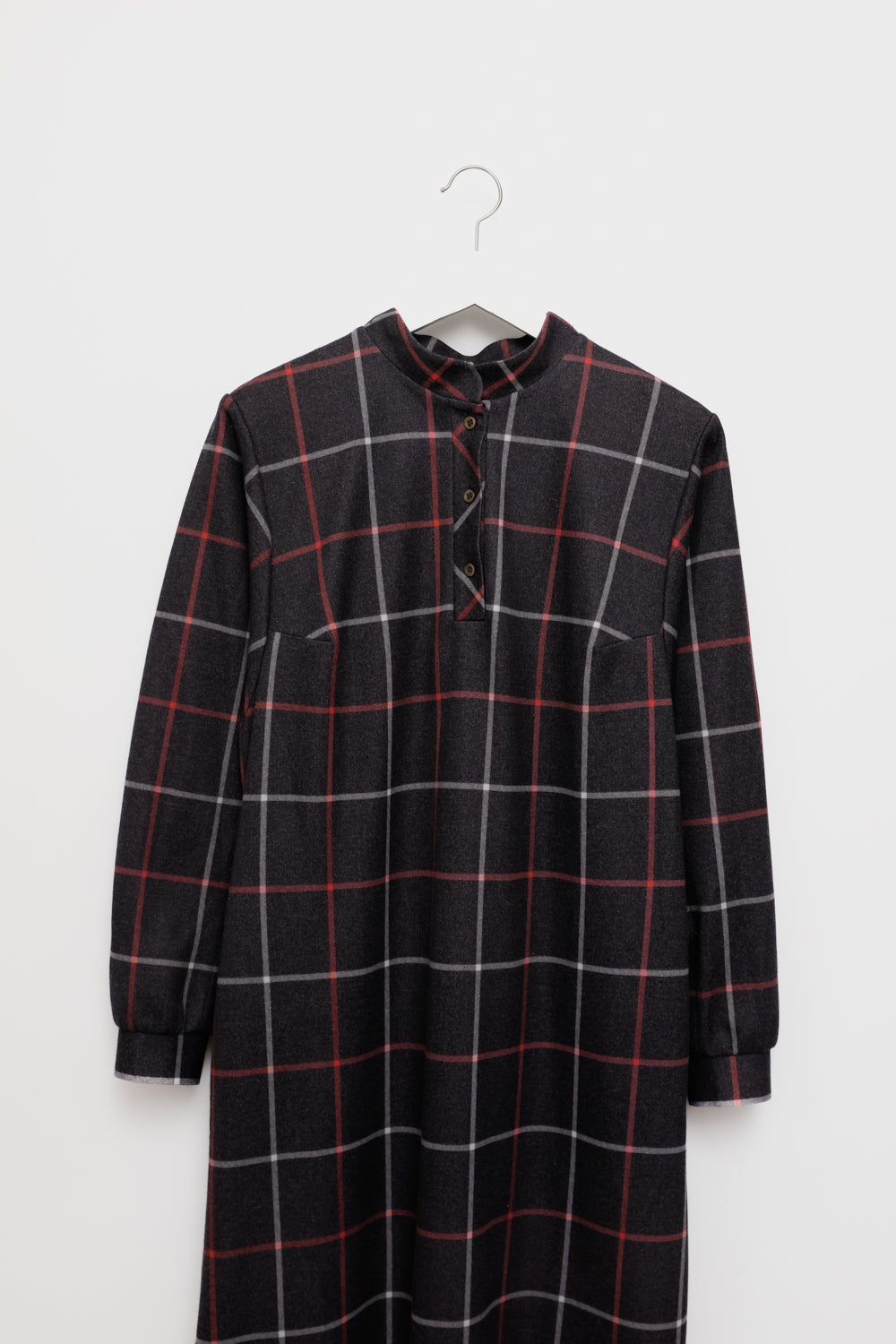 TARTAN LONG WARM VINTAGE DRESS