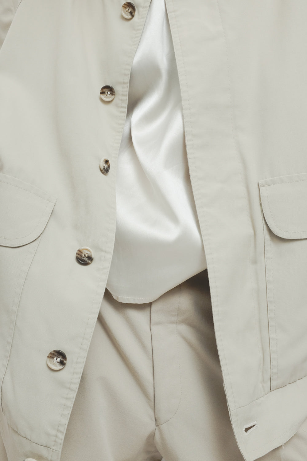VINTAGE BEIGE BOMBER JACKET