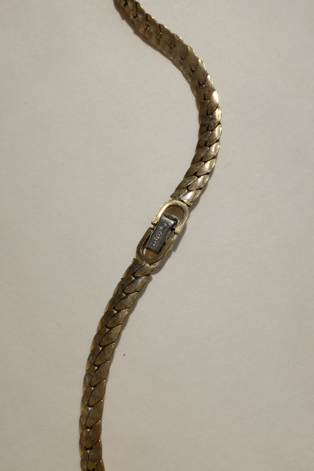 DIOR VINTAGE ANTIK GOLD NECKLACE