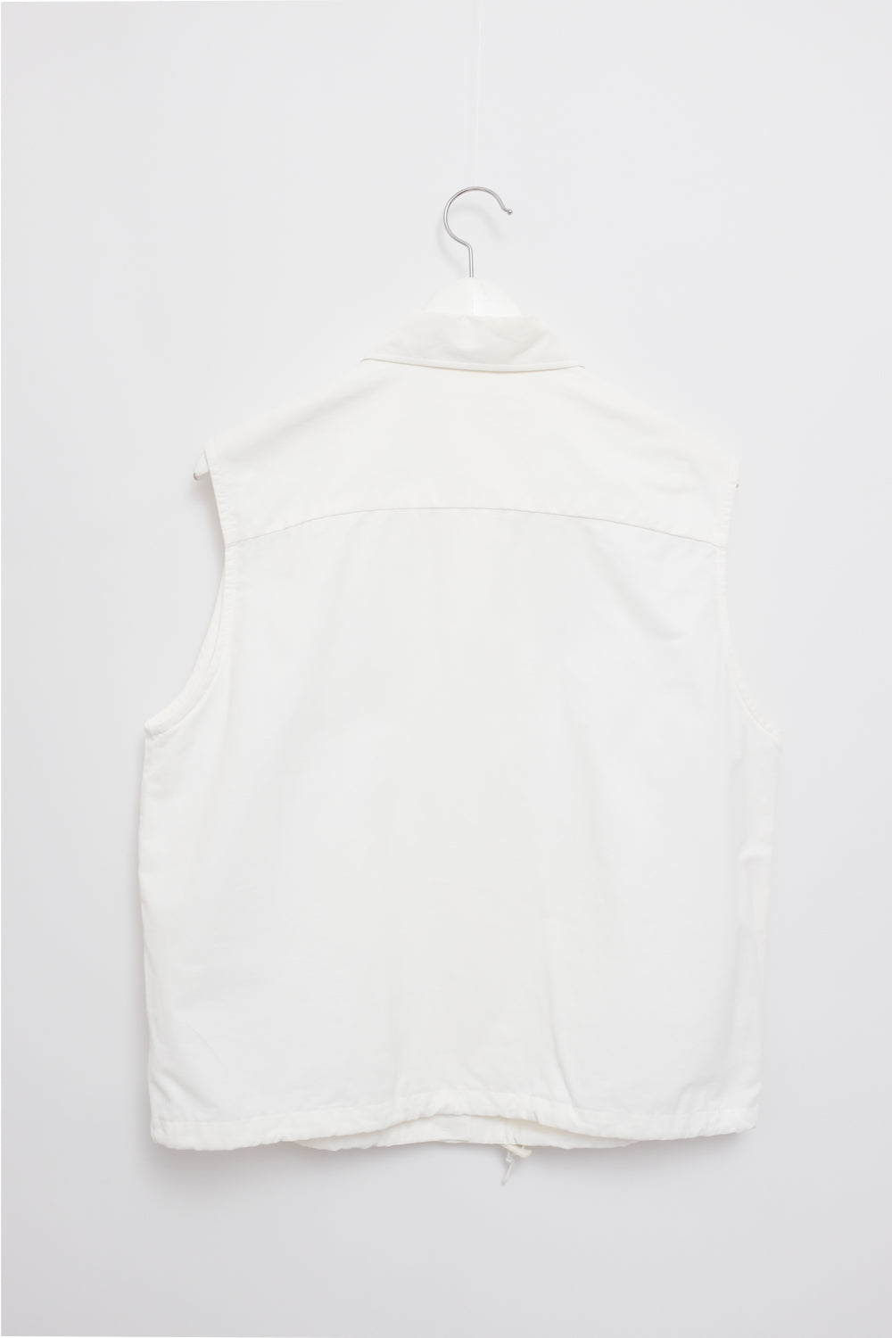 WHITE VINTAGE FUTURISTIC SHIRT VEST