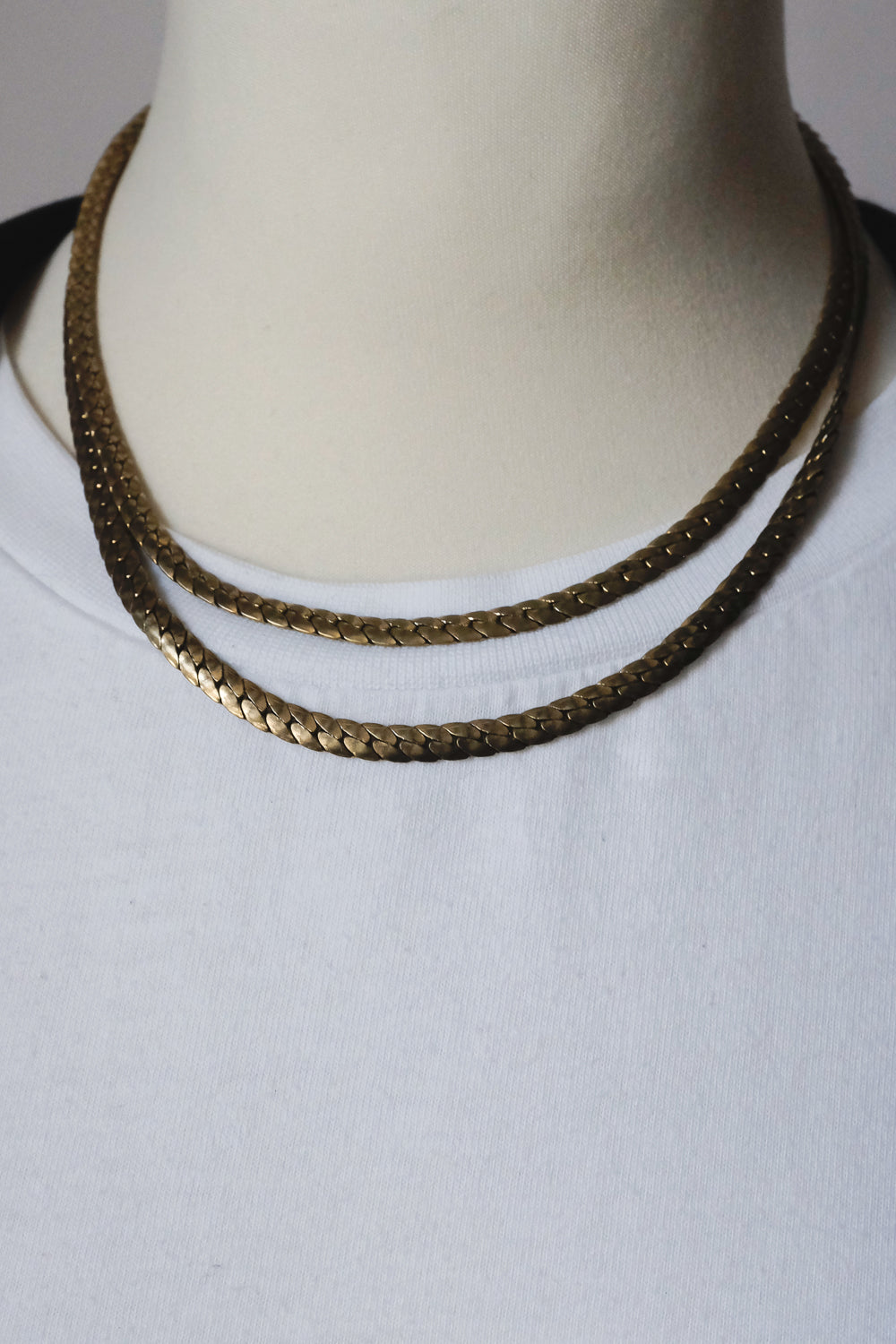 DIOR VINTAGE ANTIK GOLD NECKLACE