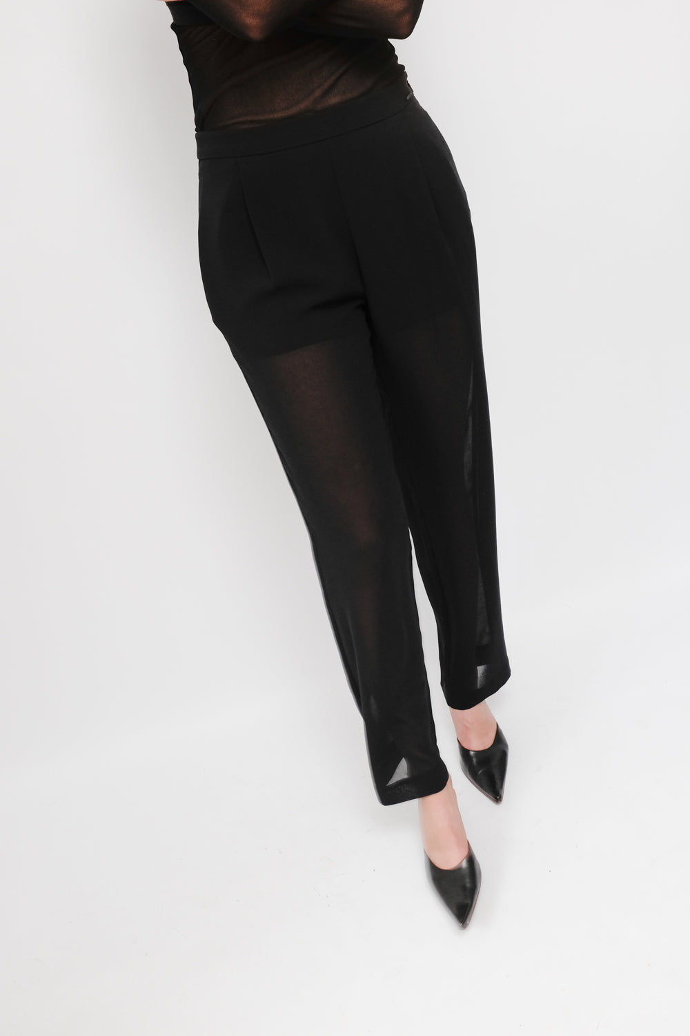 LUCID BLACK MISS SIXTY STRAIGHT LEG PANTS