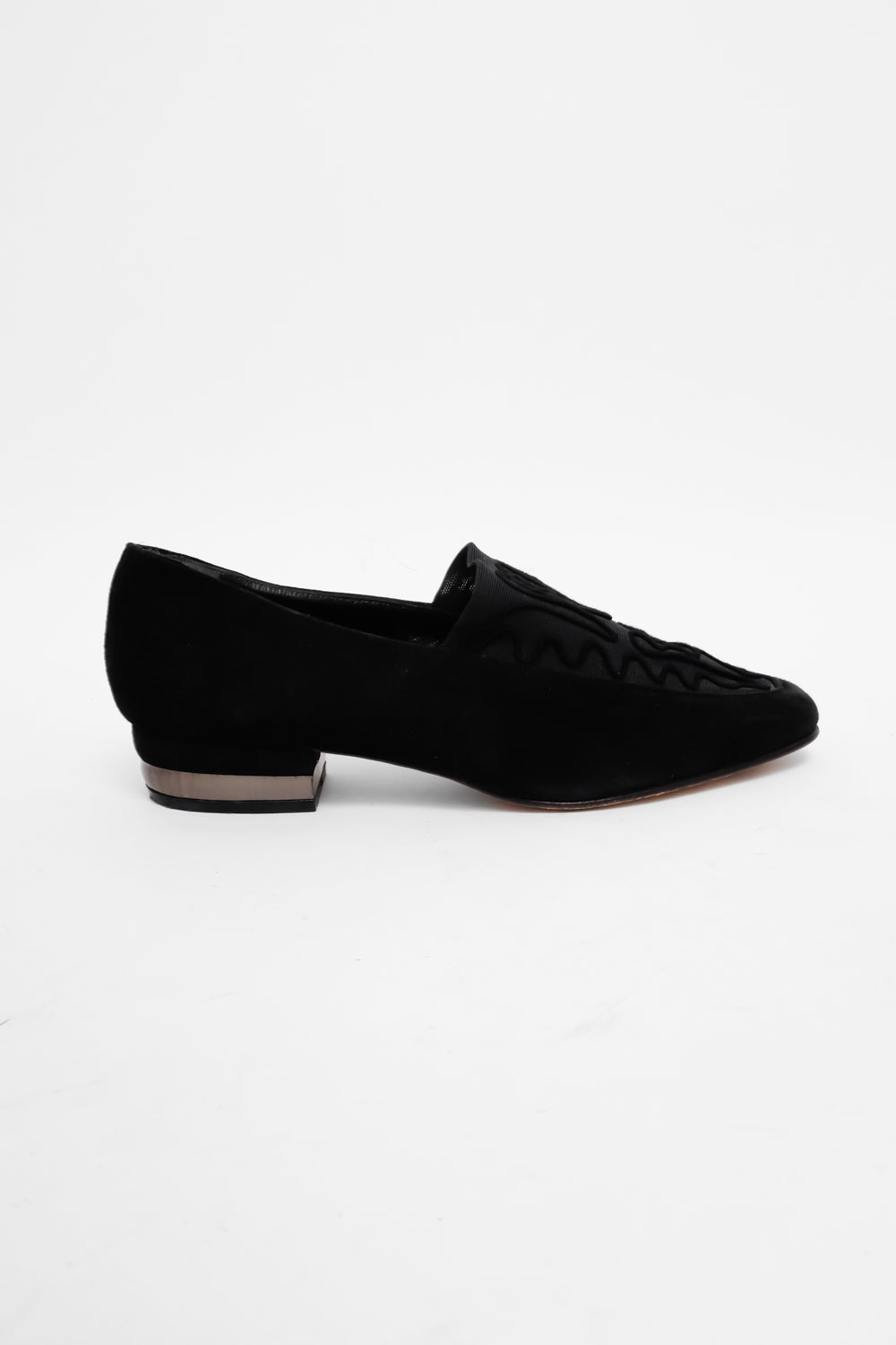 MARCO BURRESI ITALY BLACK LEATHER LOAFER • collection Nº2