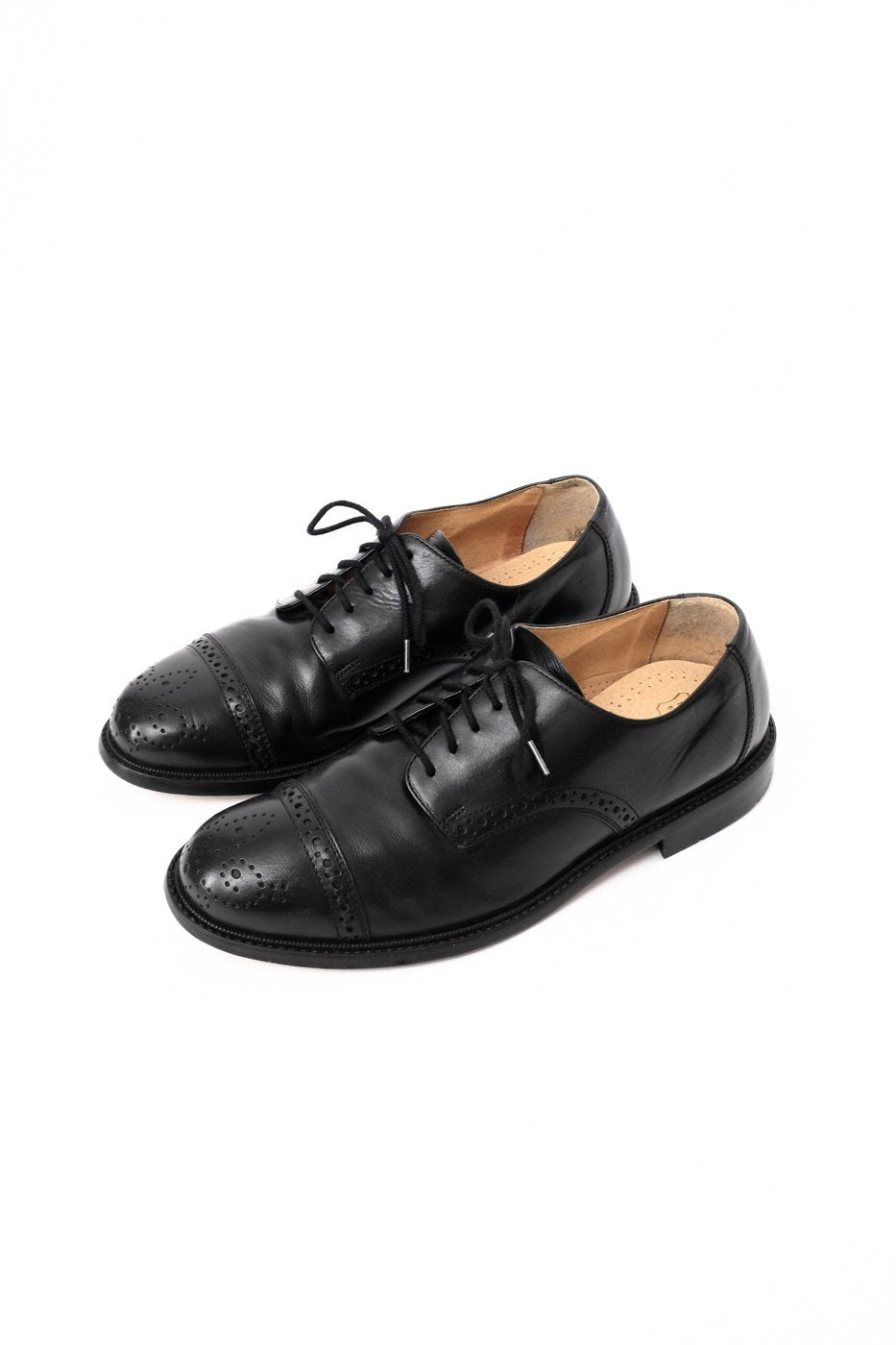 0402_BLACK 42 BUDAPESTER LEATHER BROGUES
