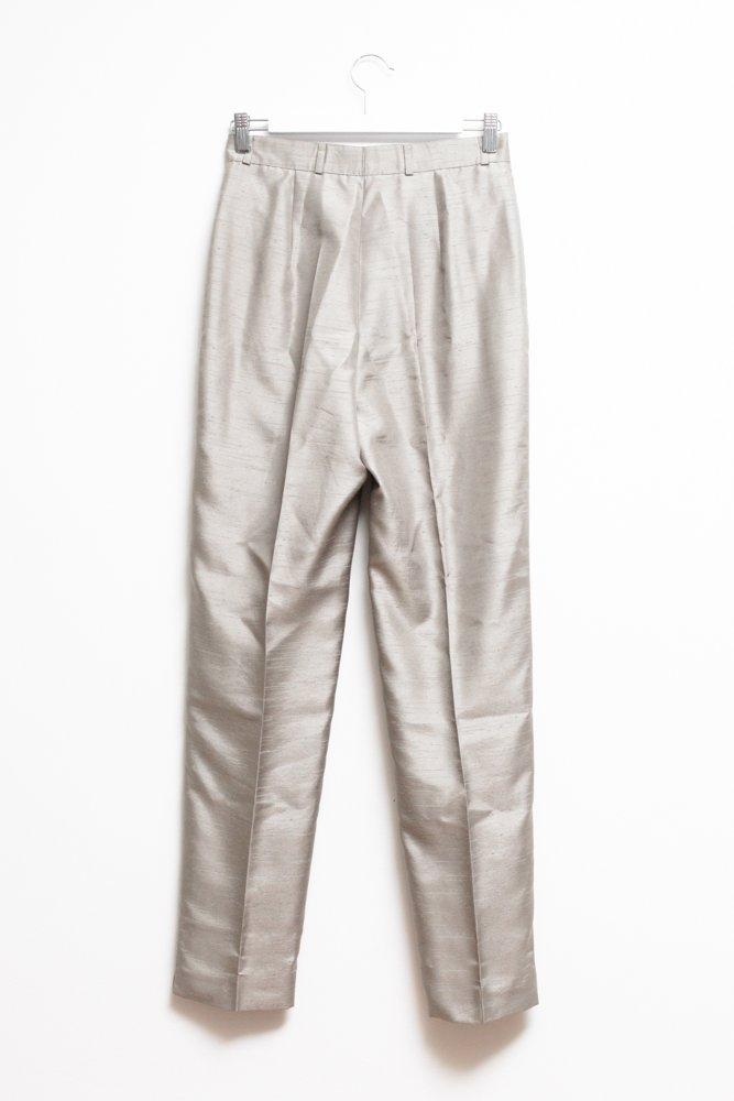 0616_VINTAGE SILKY TAILORED TROUSERS