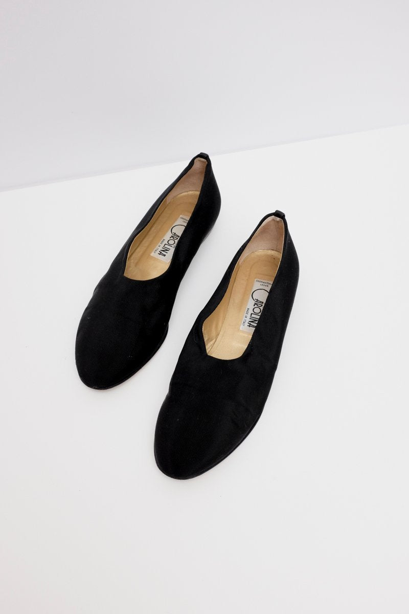 BLACK JAPANESE STYLE BALLERINAS 39